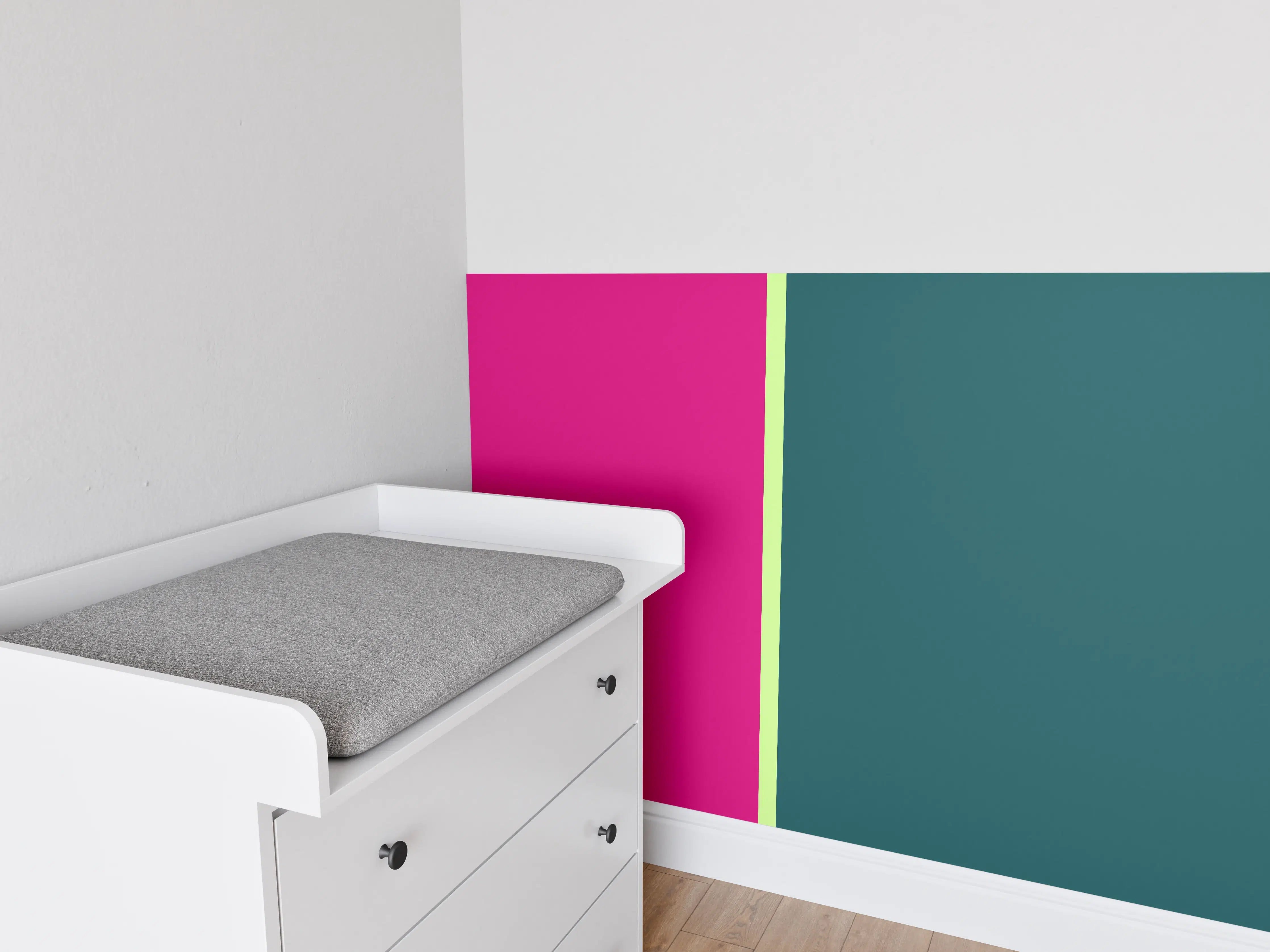 Babyzimmer Wandgestaltung - The Neons - Easy Vertikal - Lyra