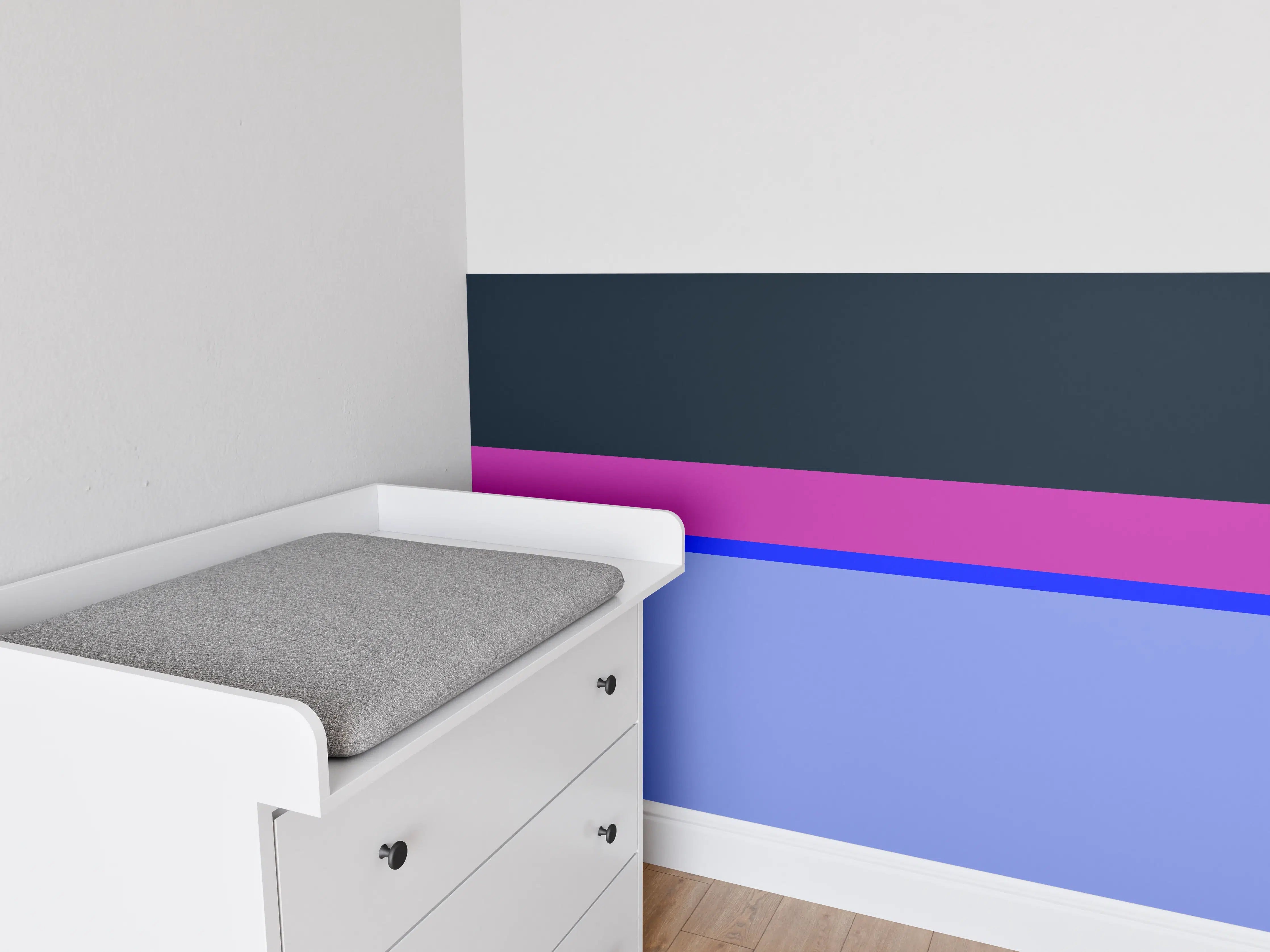 Babyzimmer Wandgestaltung - The Neons - Horizontal - Luna