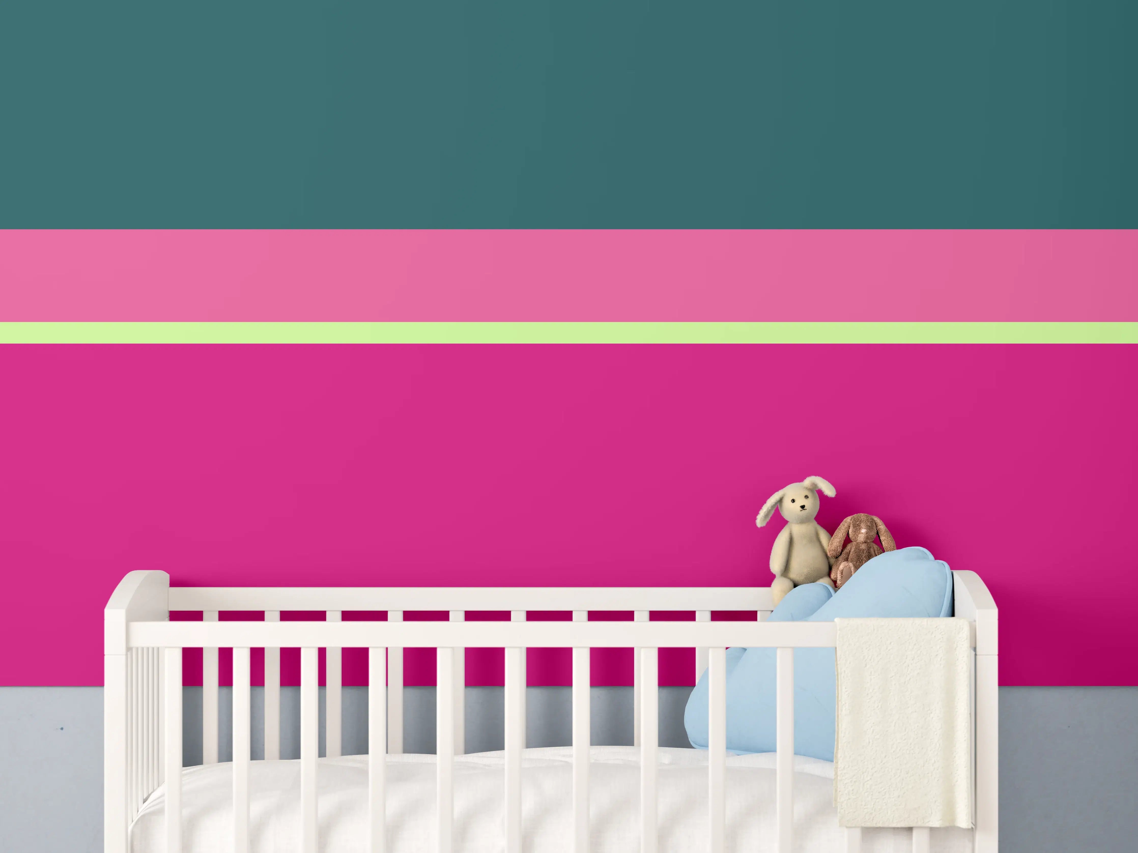 Babyzimmer Wandgestaltung - The Neons - Horizontal - Lyra