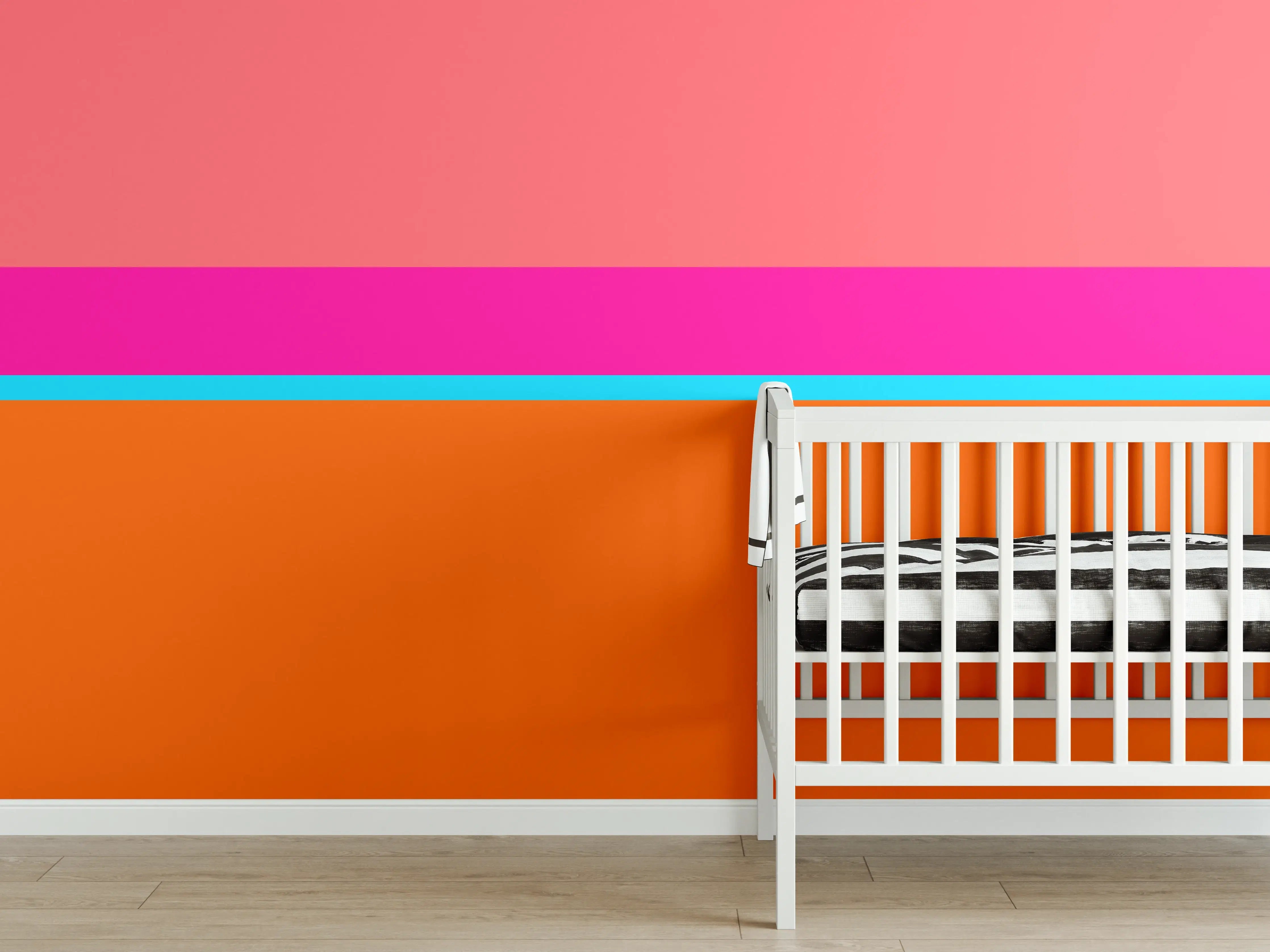 Babyzimmer Wandgestaltung - The Neons - Horizontal - Nova