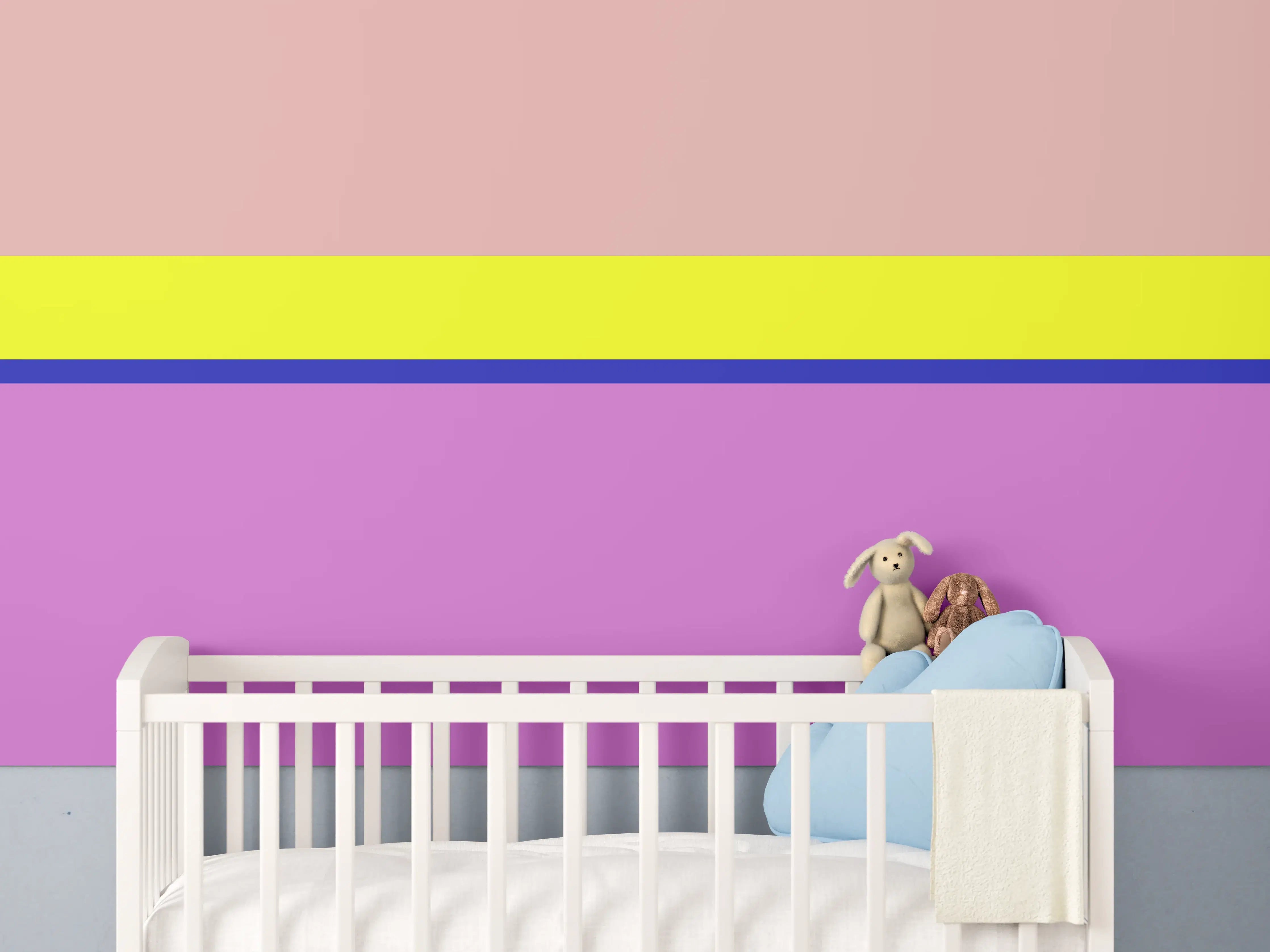 Babyzimmer Wandgestaltung - The Neons - Horizontal - Stellar