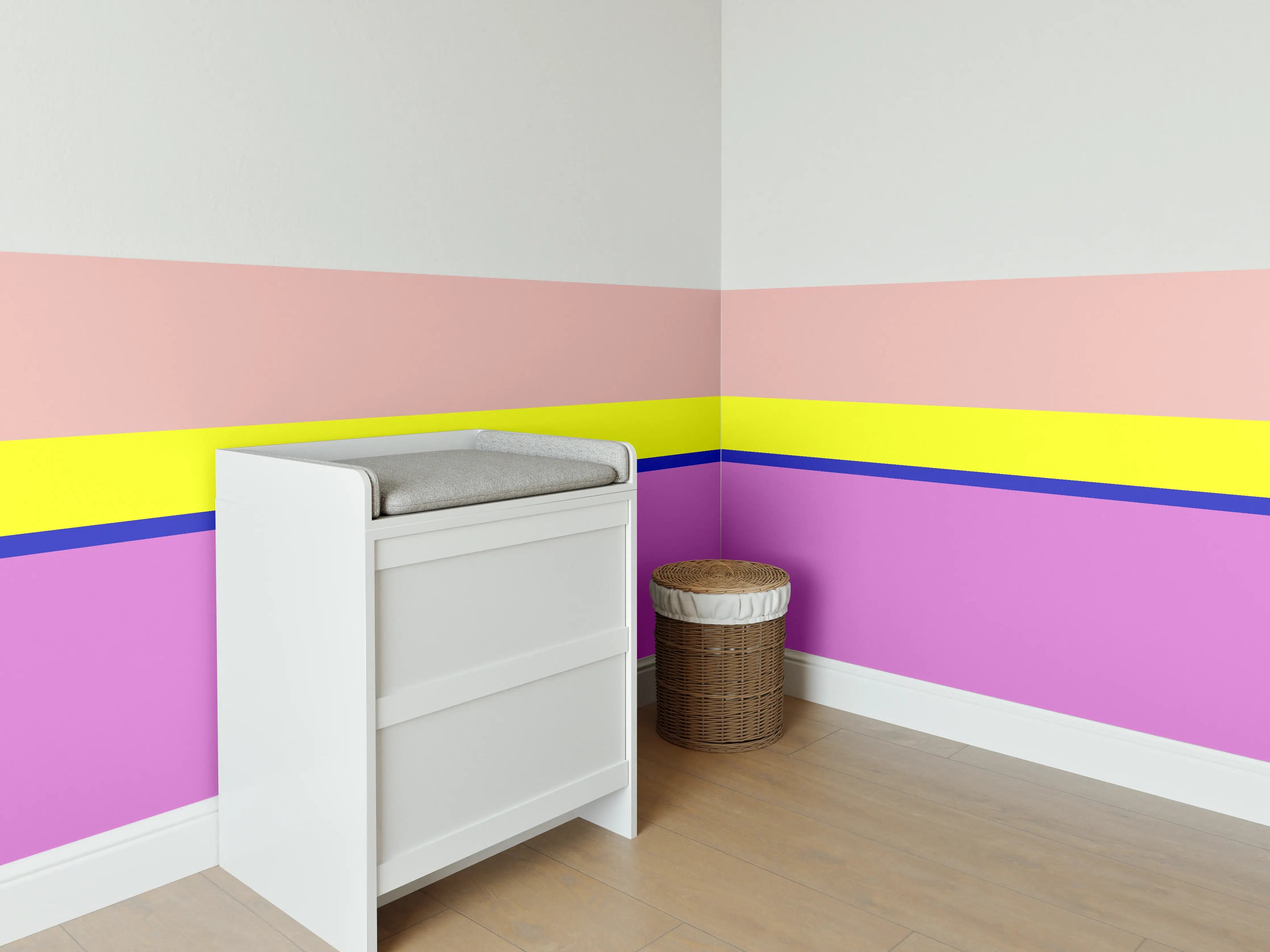 Babyzimmer Wandgestaltung - The Neons - Horizontal - Stellar