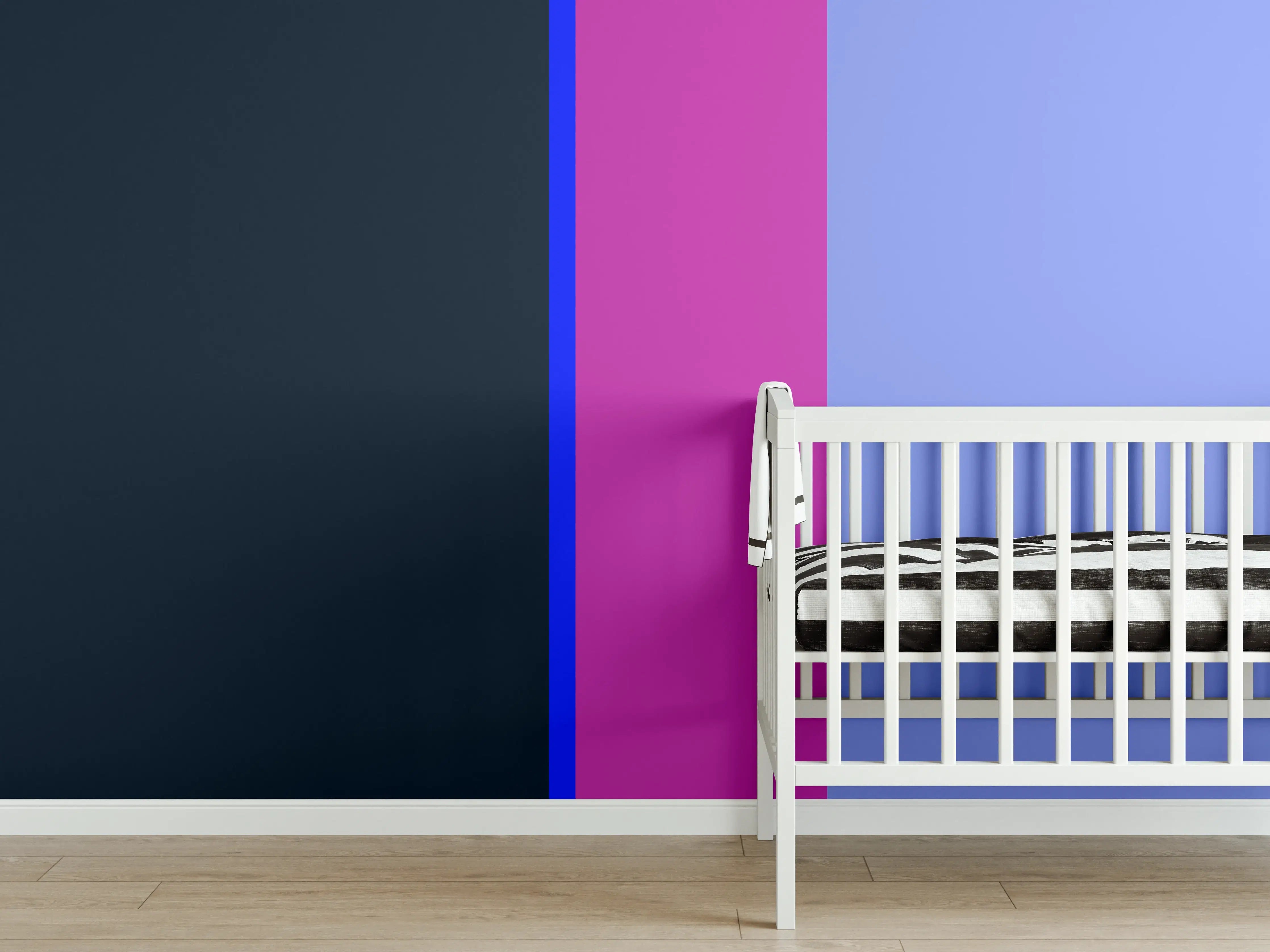 Babyzimmer Wandgestaltung - The Neons - Vertikal - Luna