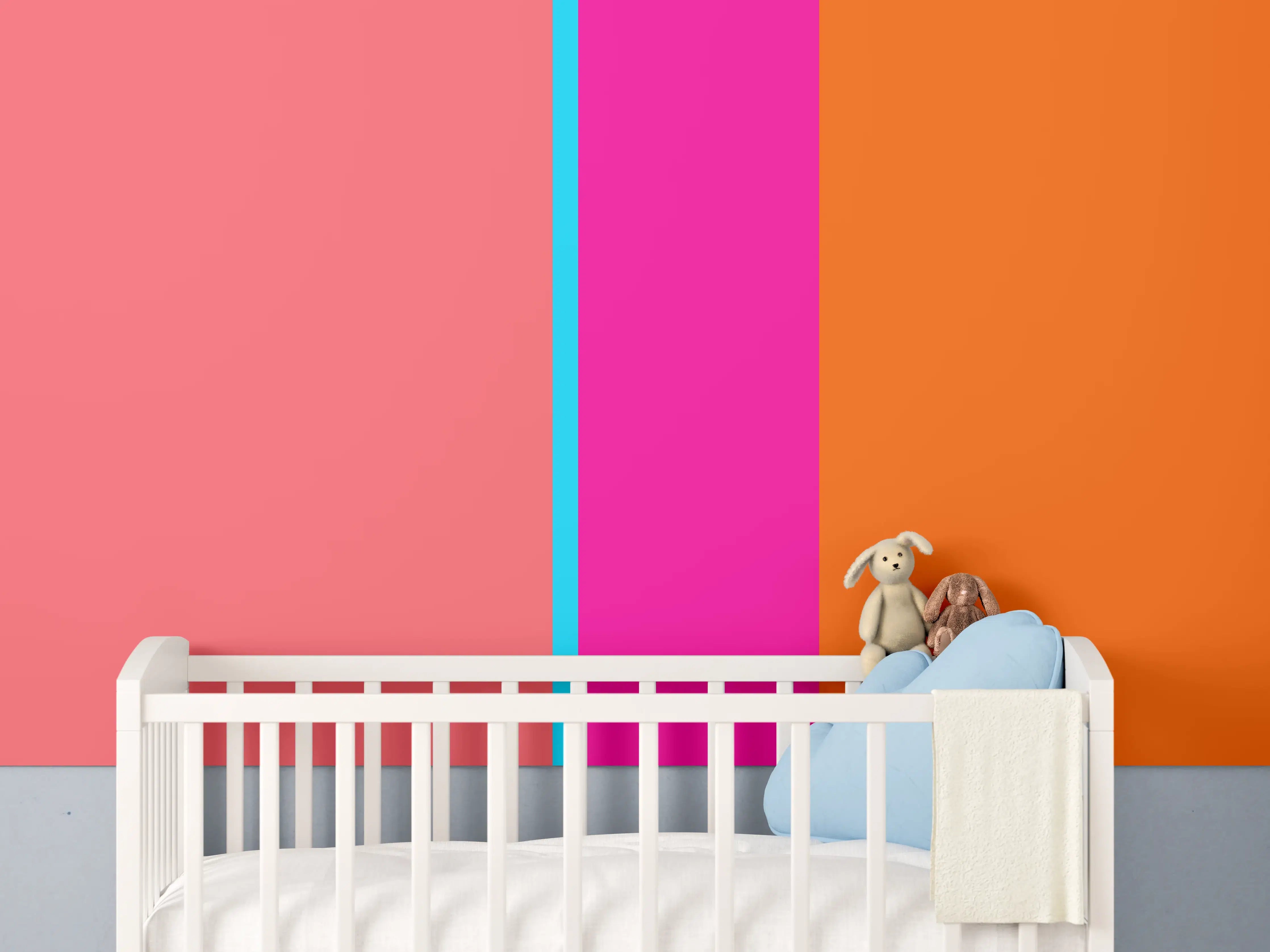 Babyzimmer Wandgestaltung - The Neons - Vertikal - Nova