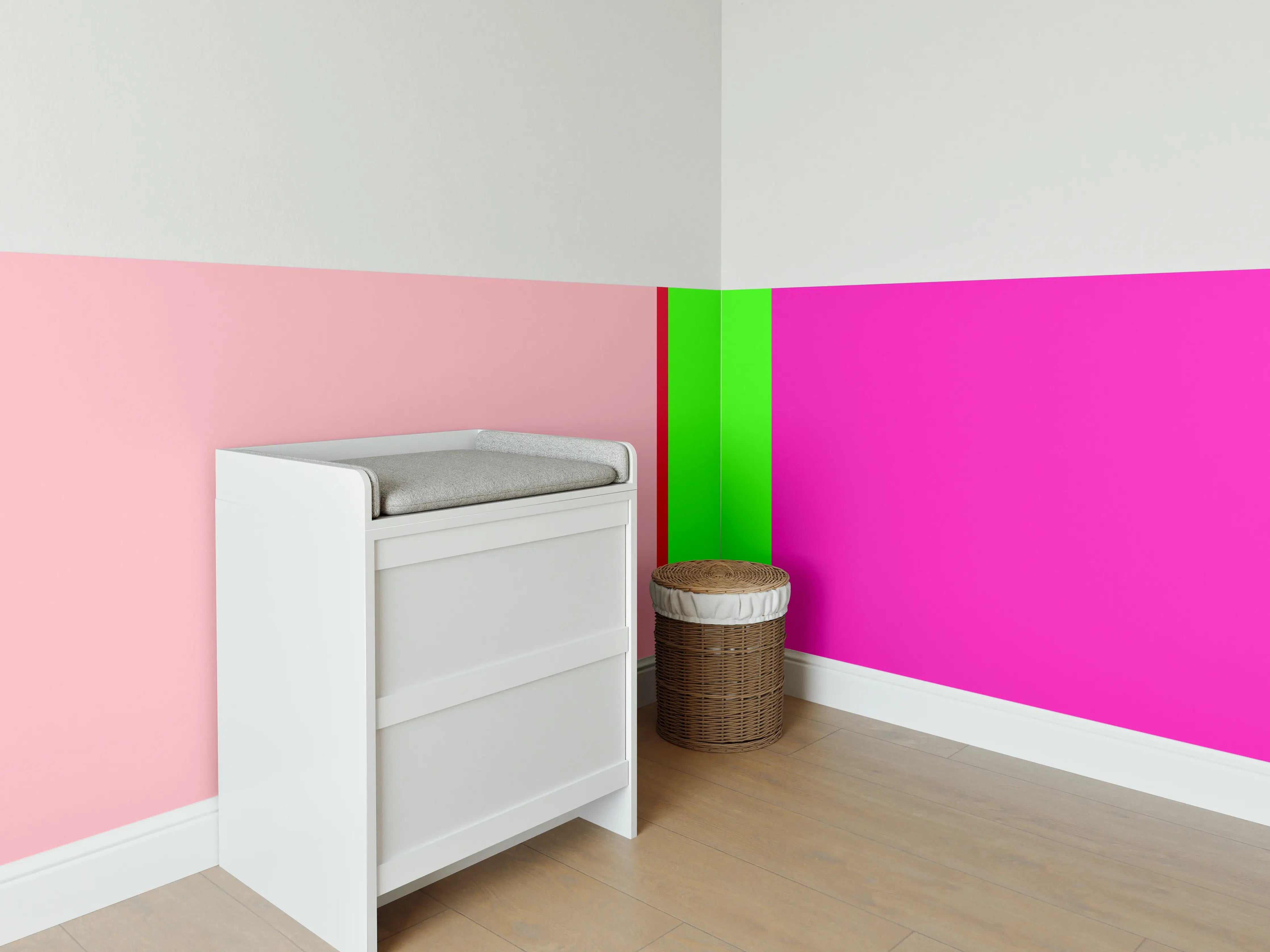 Babyzimmer Wandgestaltung - The Neons - Vertikal - Nox