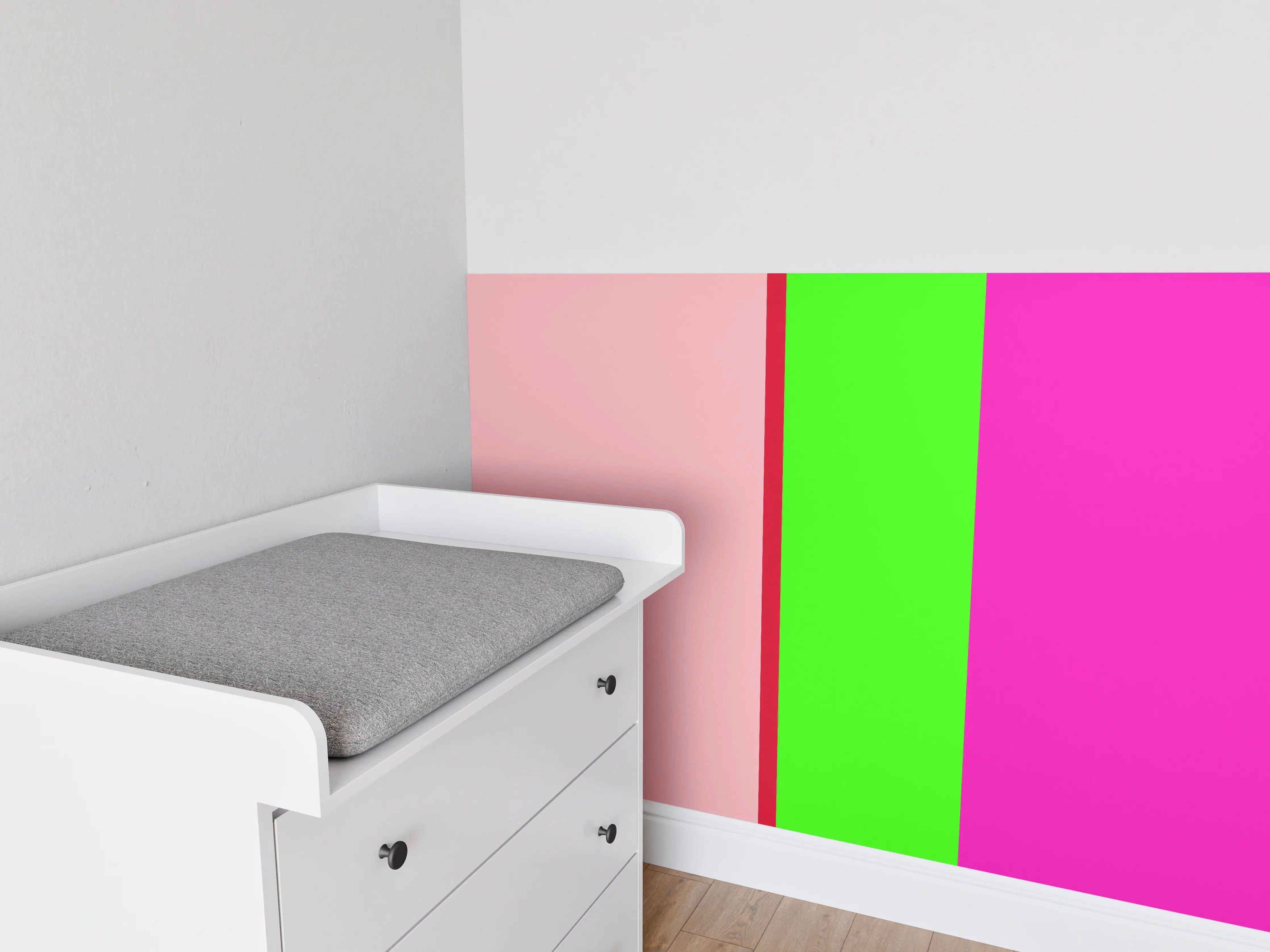 Babyzimmer Wandgestaltung - The Neons - Vertikal - Nox