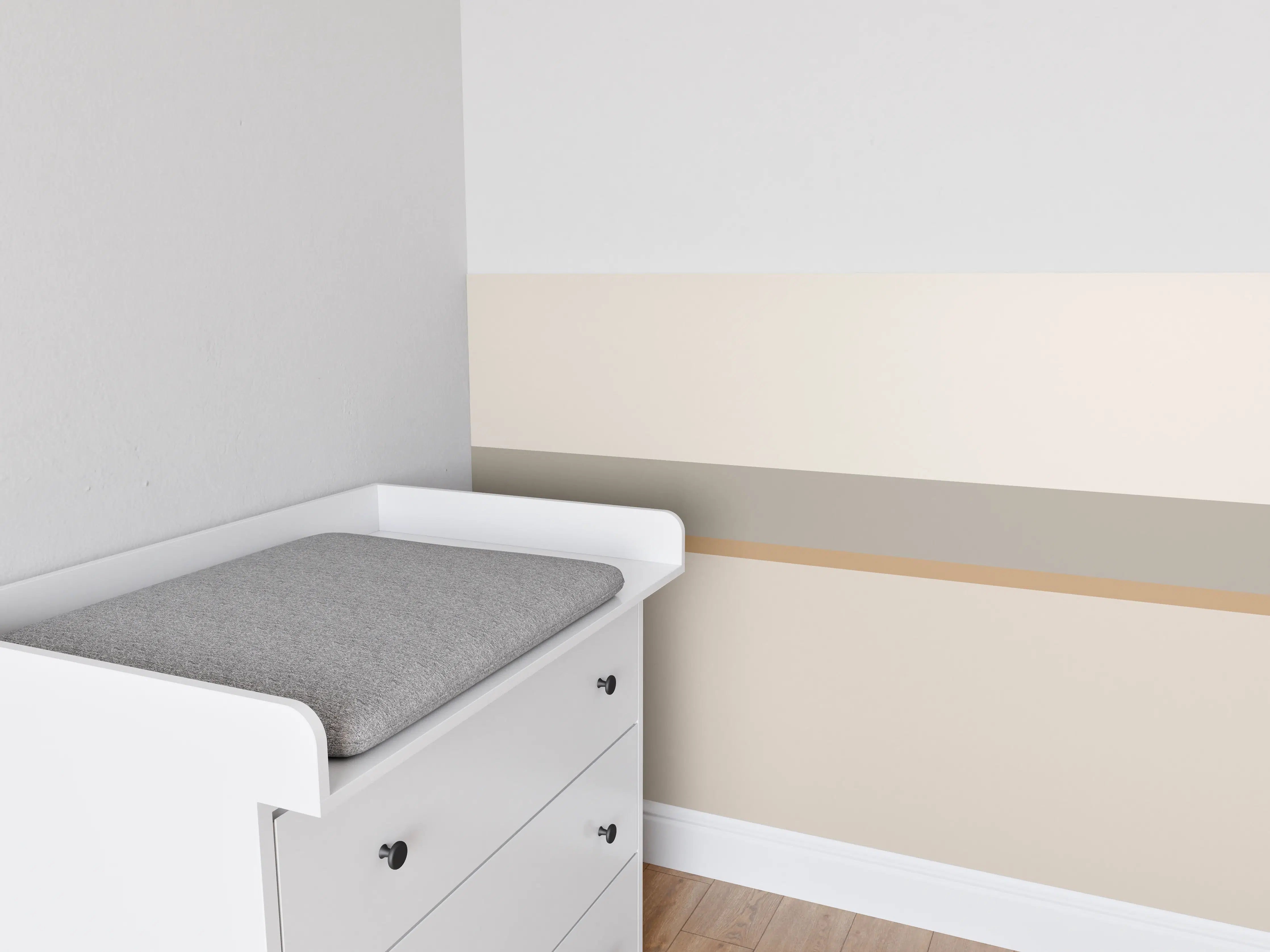 Babyzimmer Wandgestaltung - The Nudes - Horizontal - Caramel