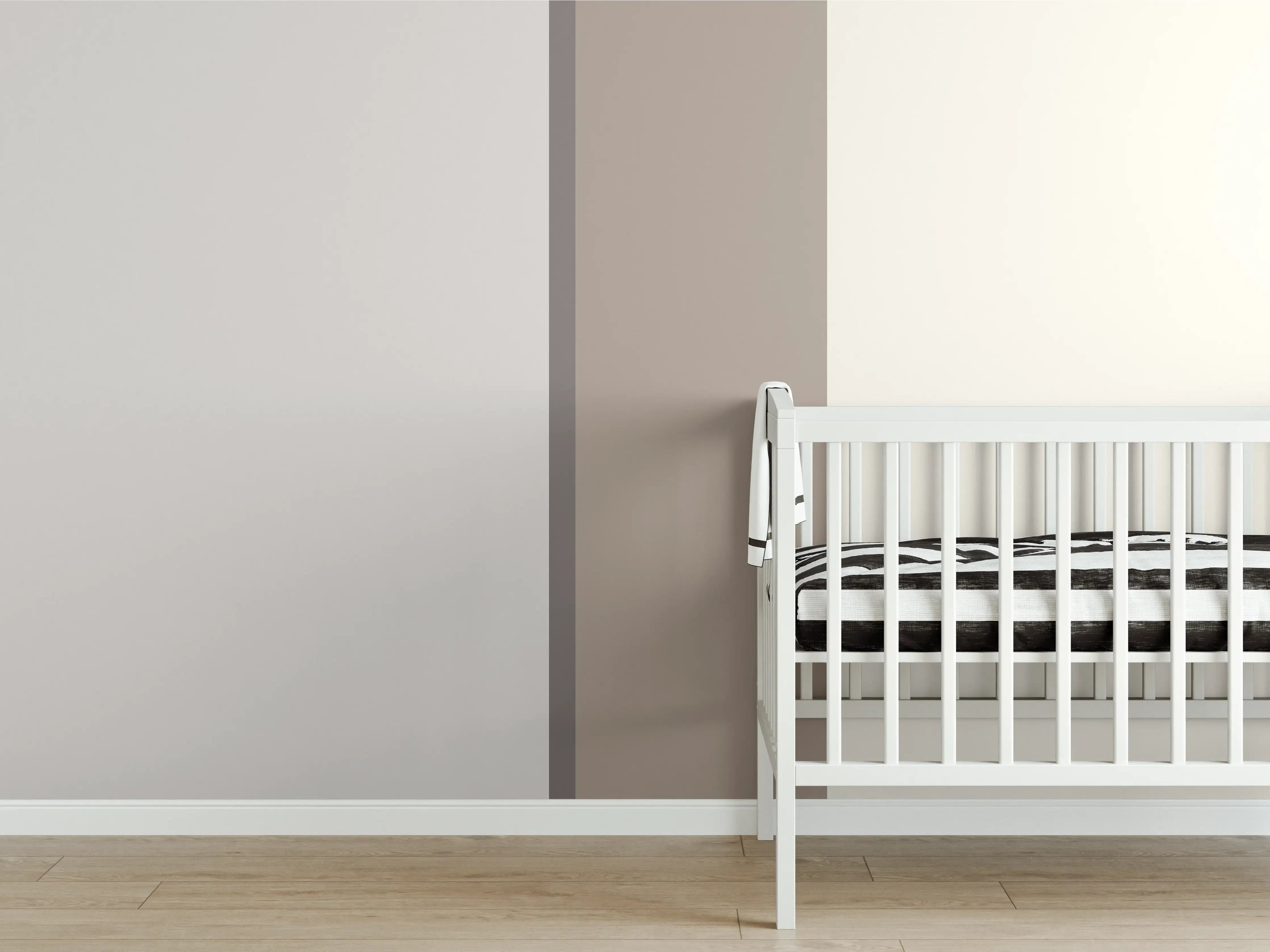 Babyzimmer Wandgestaltung - The Nudes - Vertikal - Fog