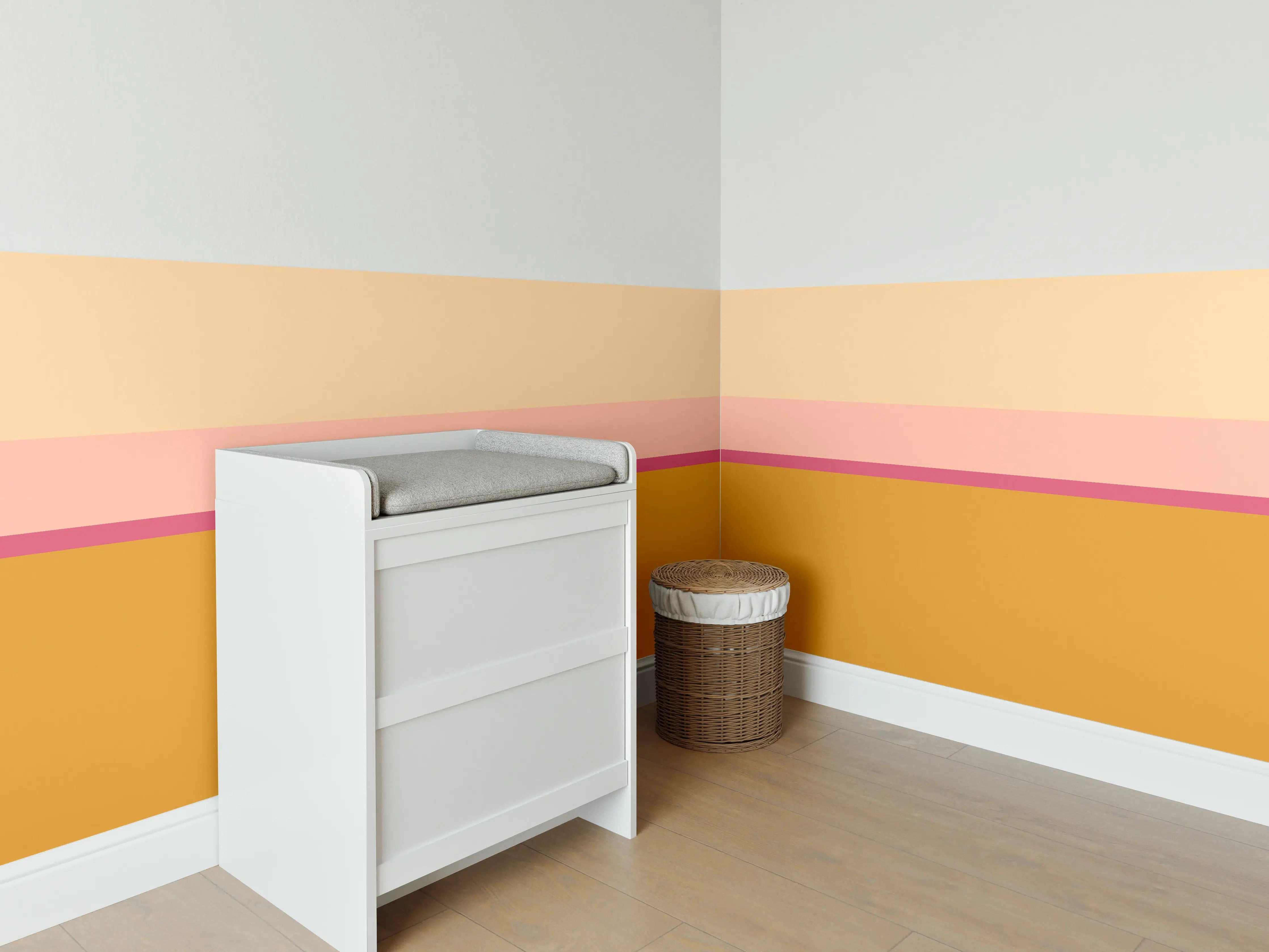 Babyzimmer Wandgestaltung - The Oranges - Horizontal - Cotton Candy