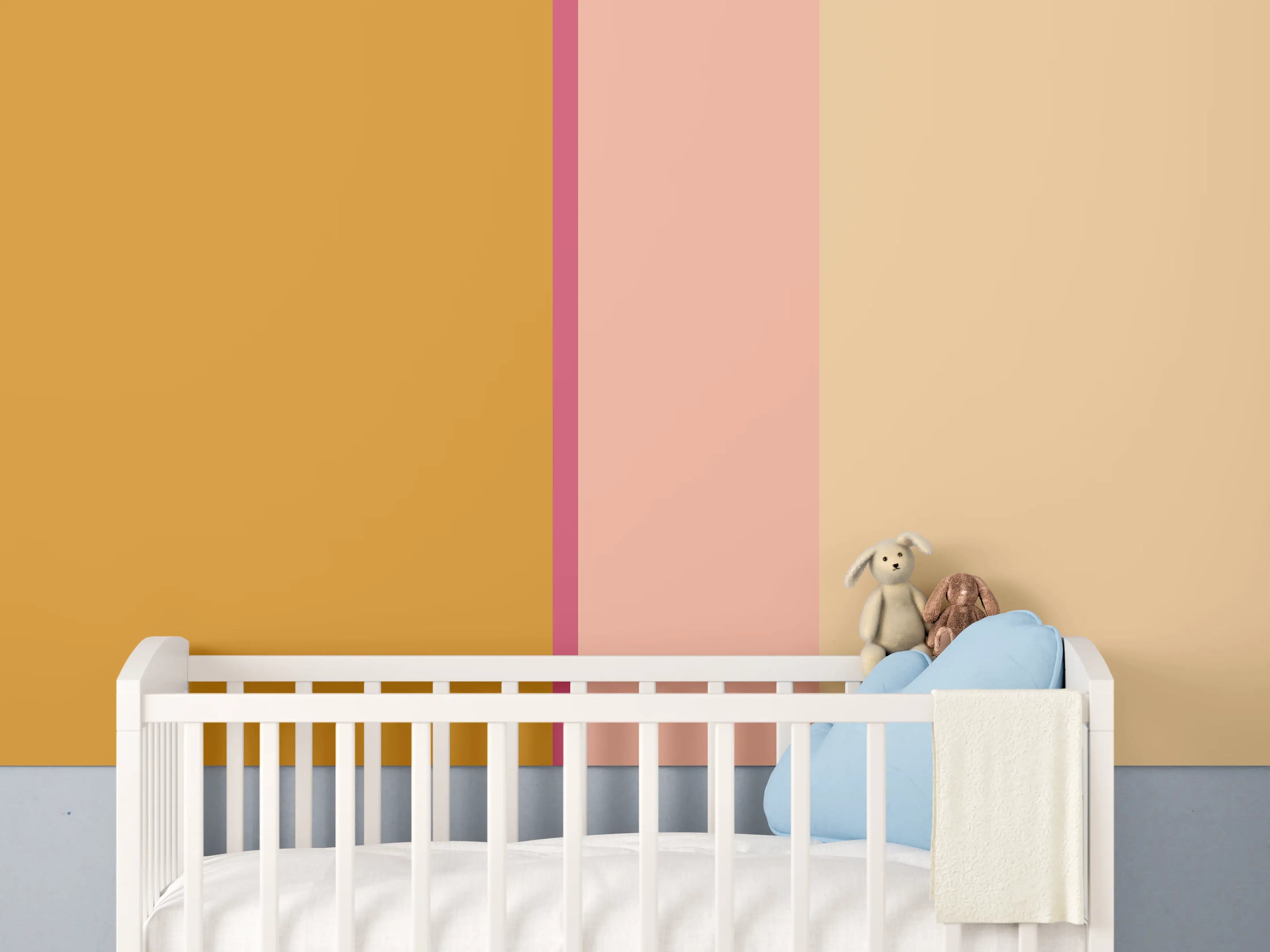 Babyzimmer Wandgestaltung - The Oranges - Vertical - Cotton Candy
