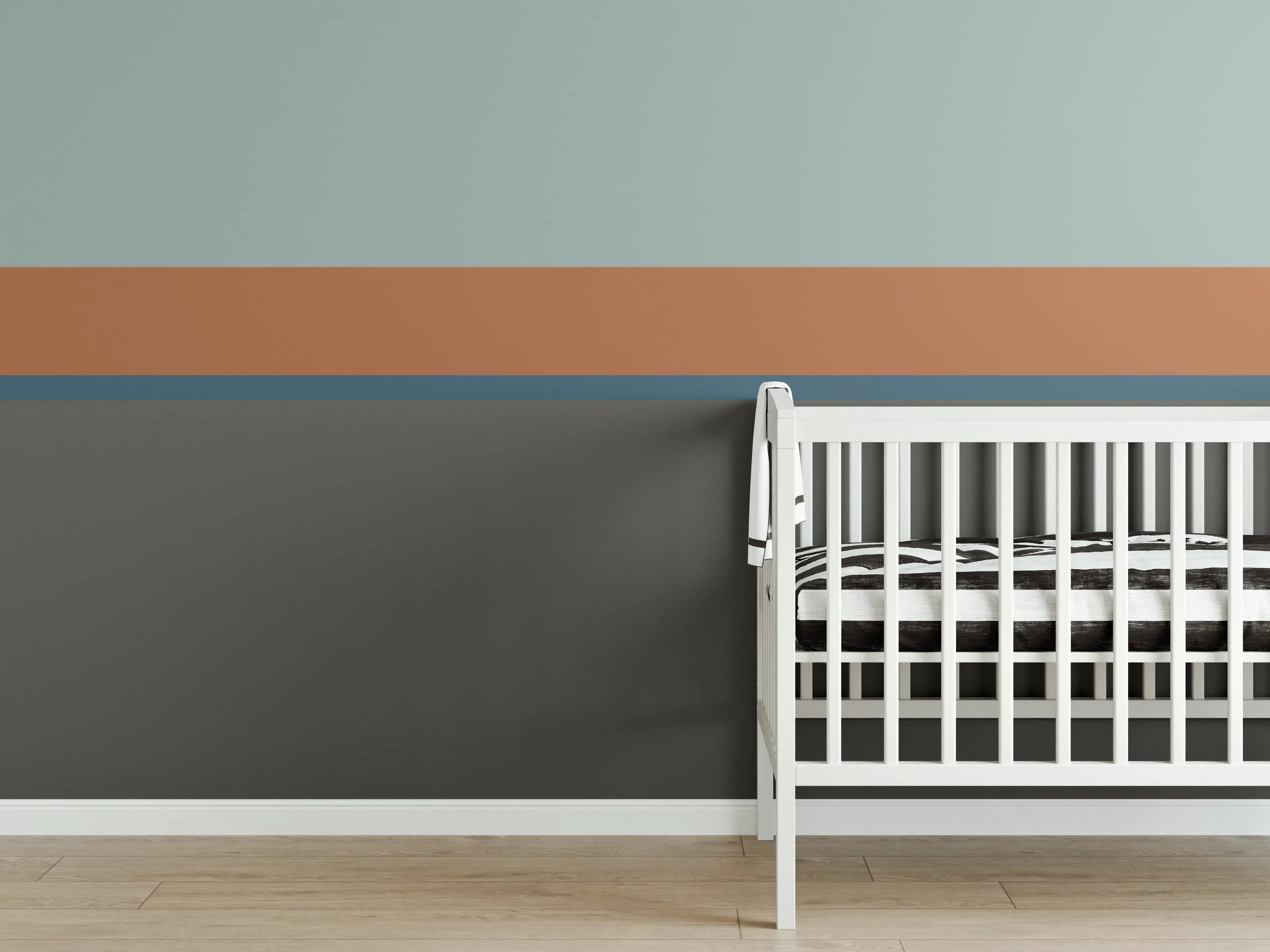 Babyzimmer Wandgestaltung - The Retros - Horizontal - Jon