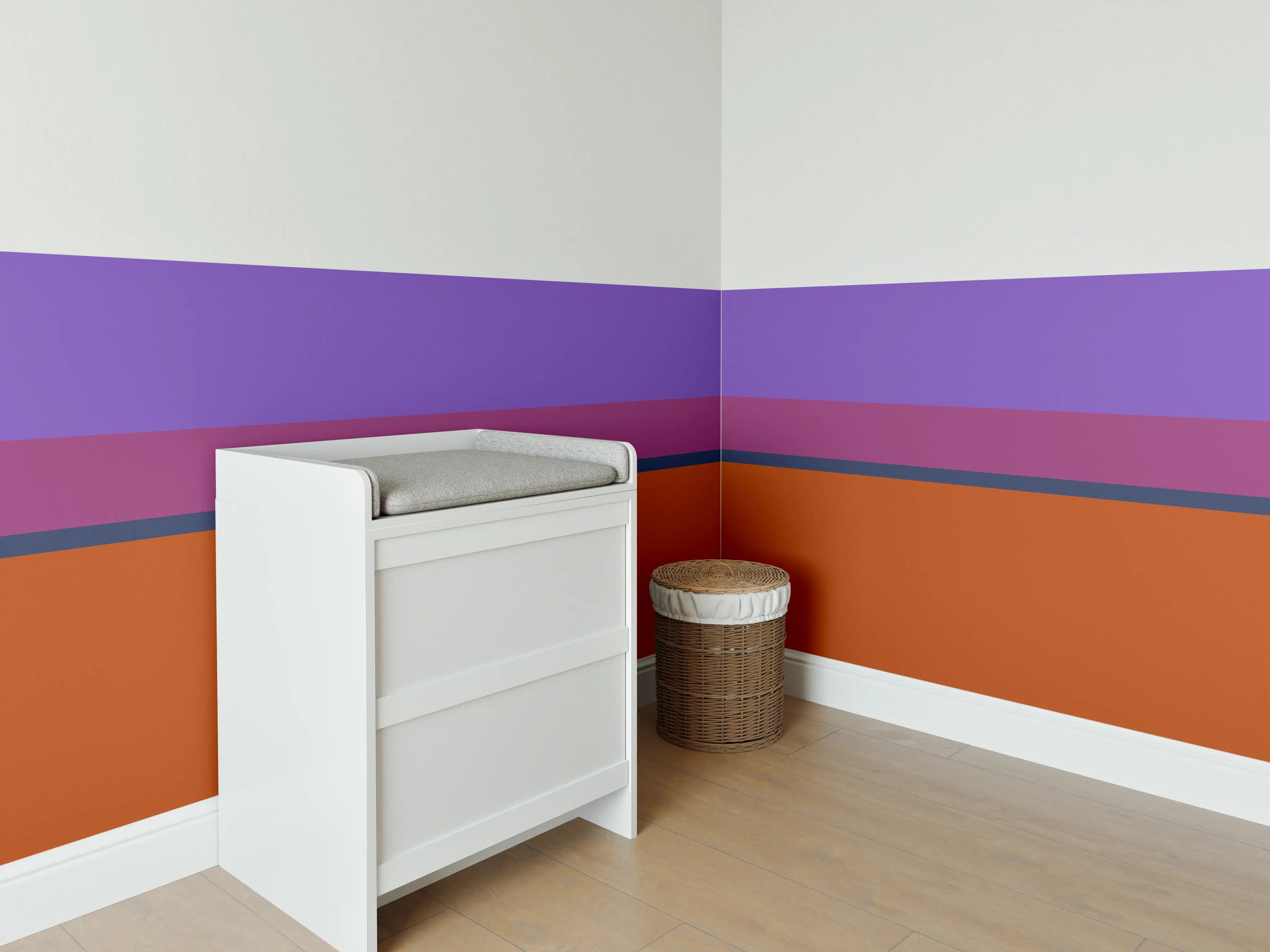 Babyzimmer Wandgestaltung - The Retros - Horizontal - Sansa