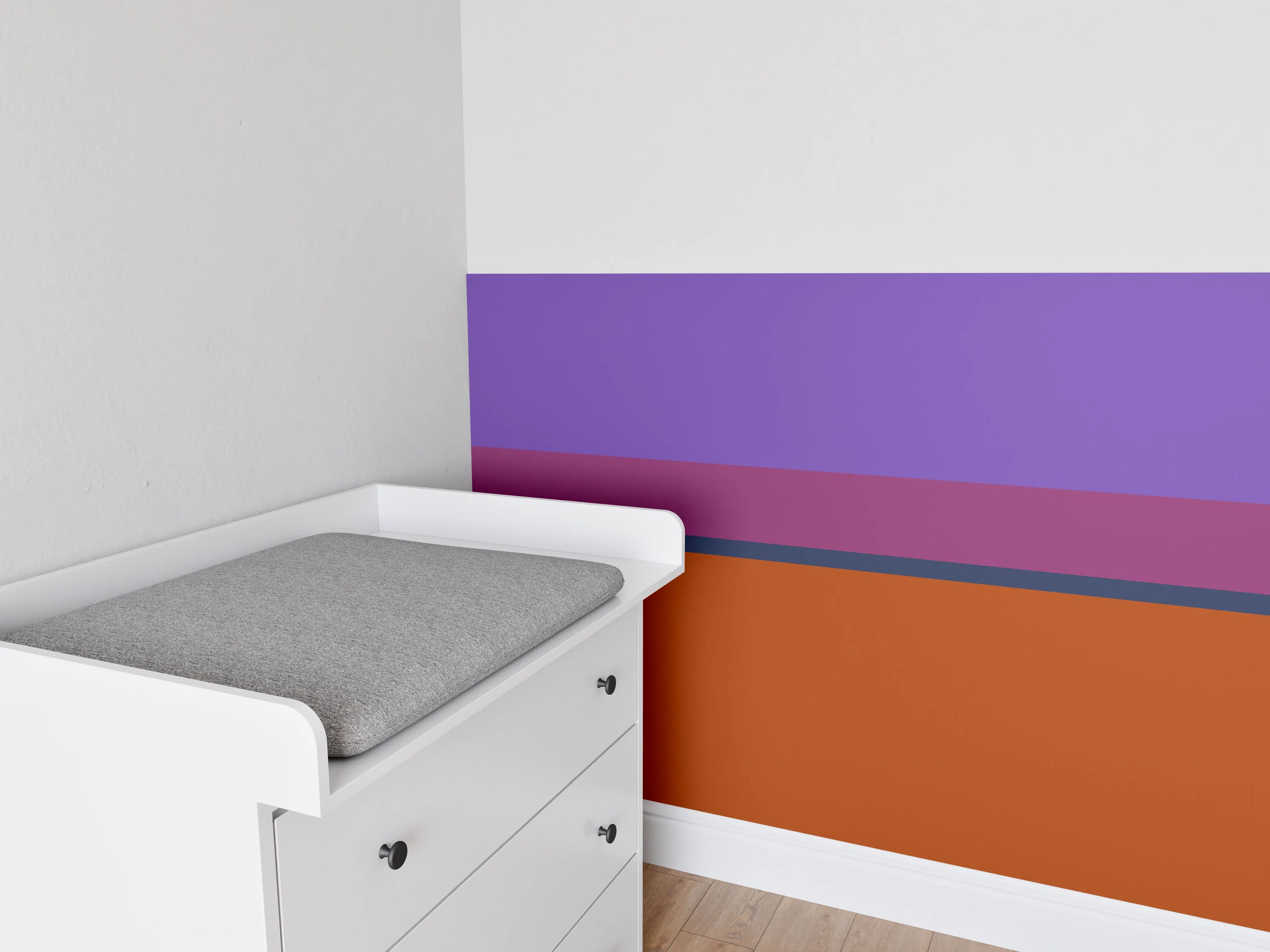 Babyzimmer Wandgestaltung - The Retros - Horizontal - Sansa