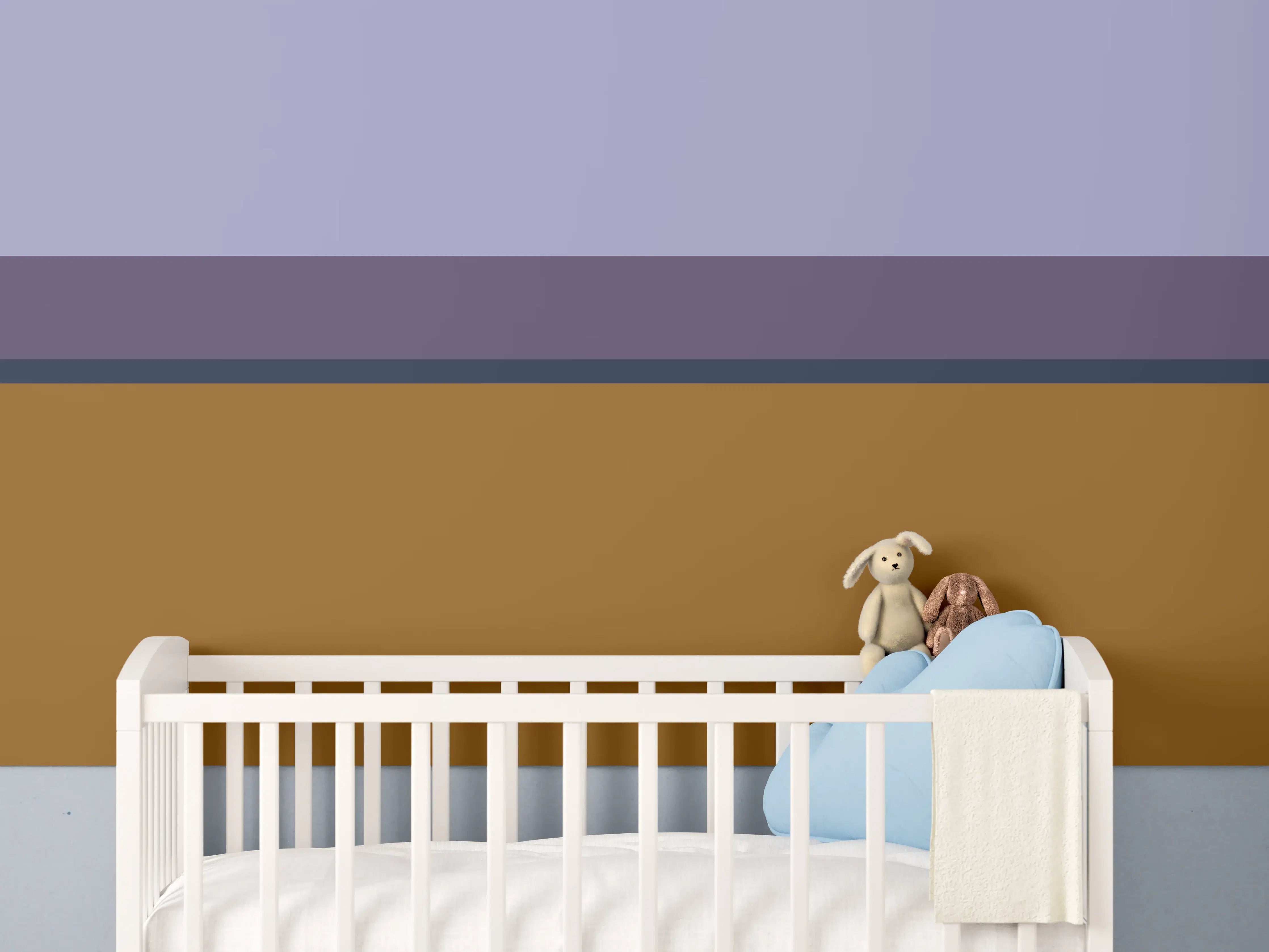 Babyzimmer Wandgestaltung - The Retros - Horizontal - Tyrion