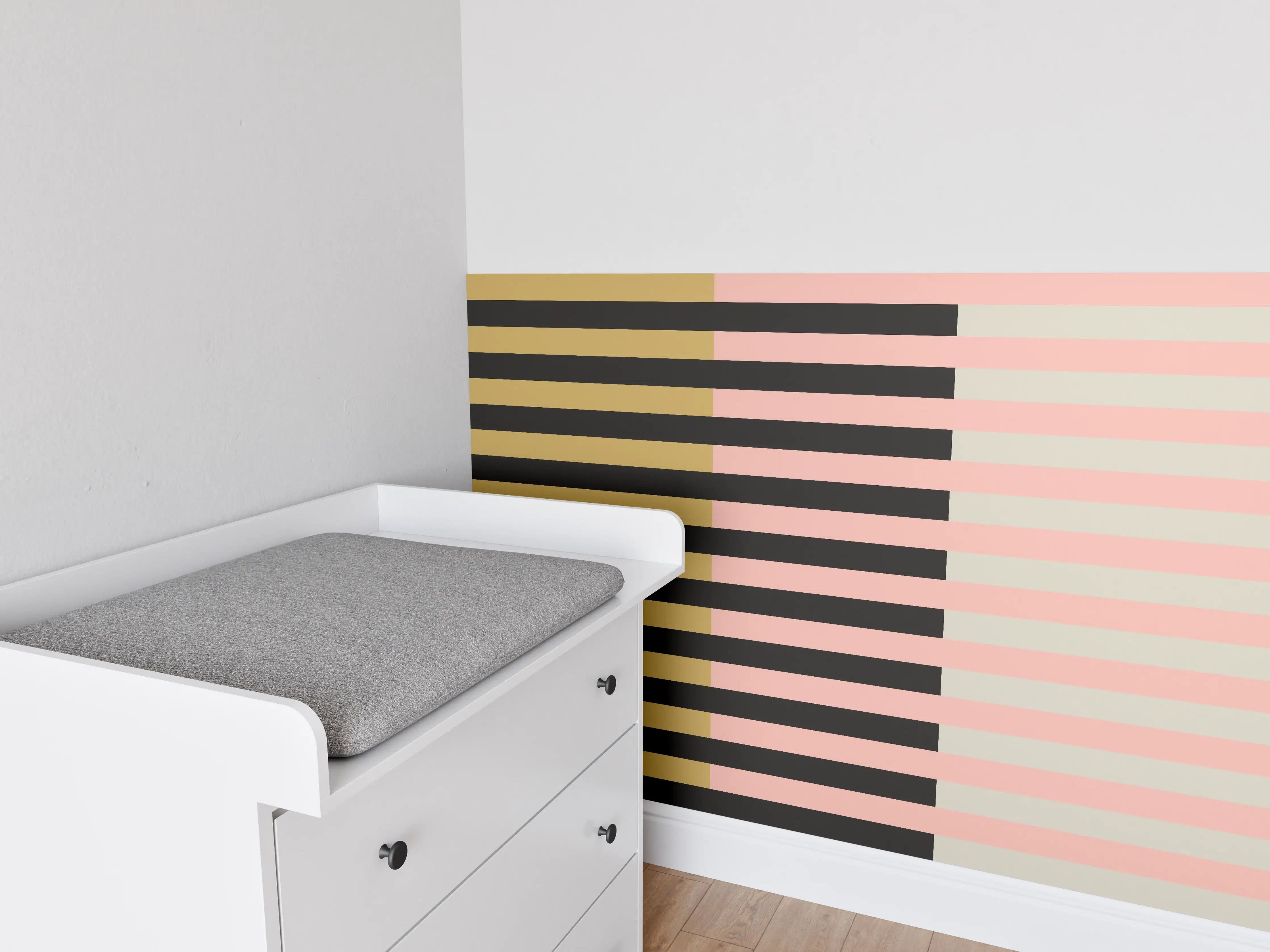 Babyzimmer Wandgestaltung - The Retros - Multy Stripes - Daenerys