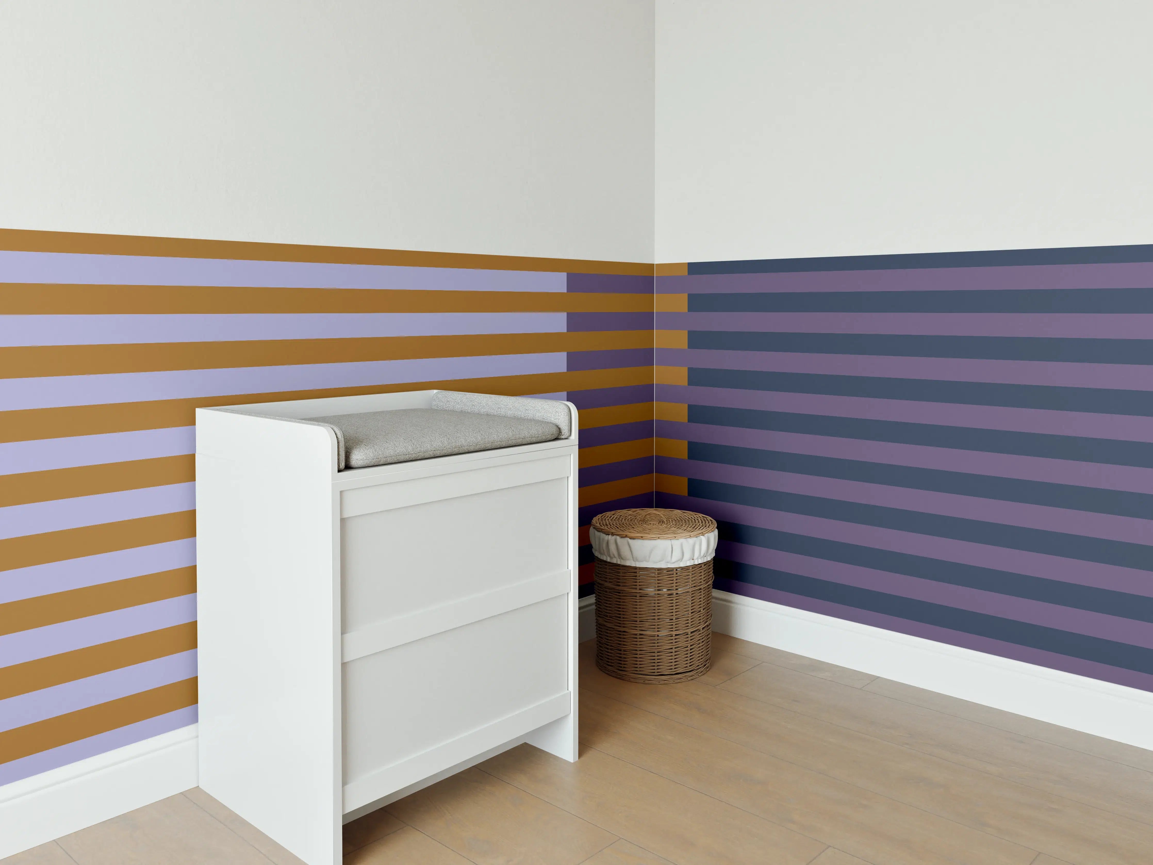 Babyzimmer Wandgestaltung - The Retros - Multy Stripes - Tyrion