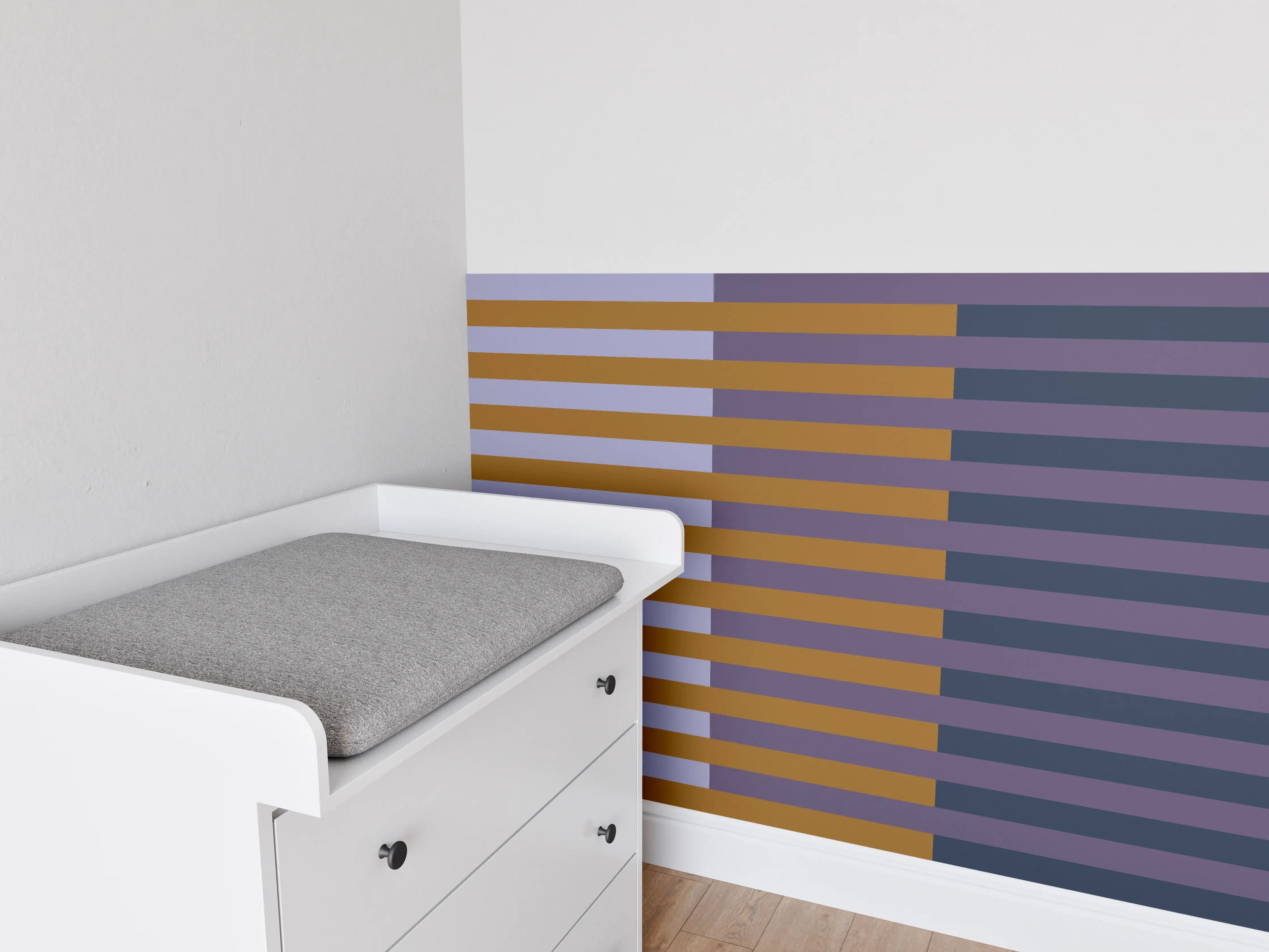 Babyzimmer Wandgestaltung - The Retros - Multy Stripes - Tyrion