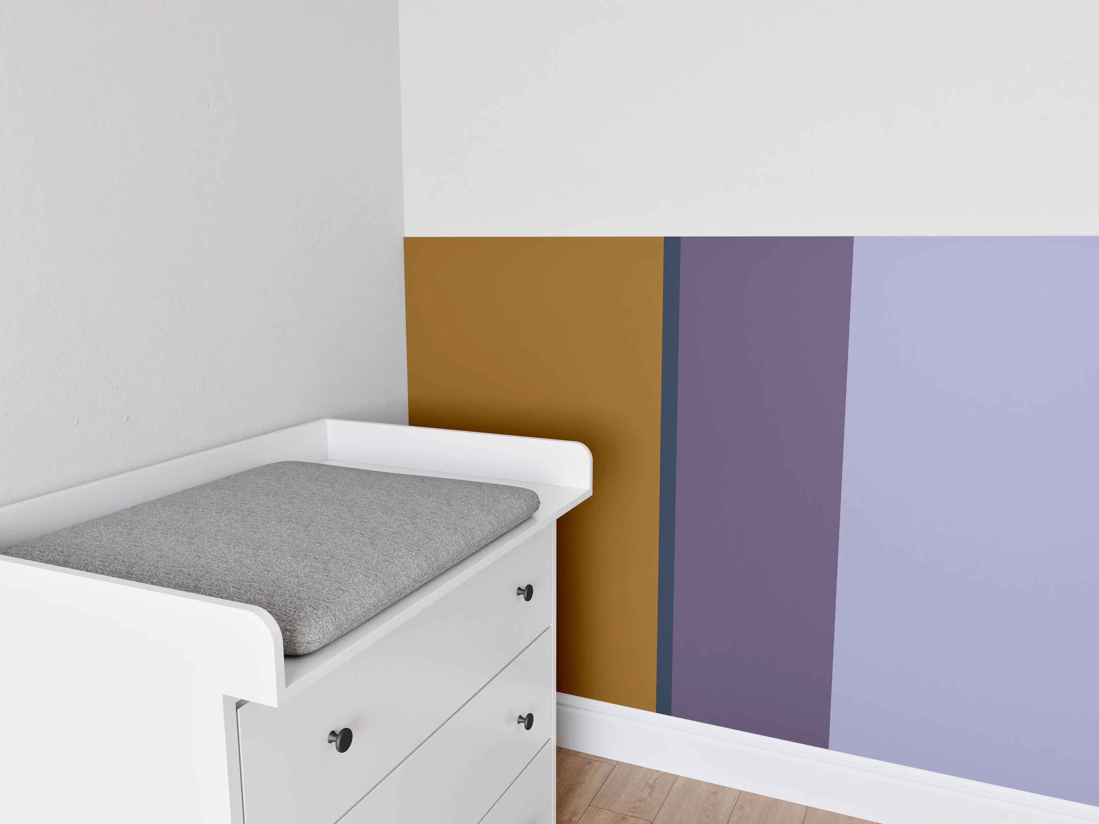 Babyzimmer Wandgestaltung - The Retros - Vertikal - Tyrion