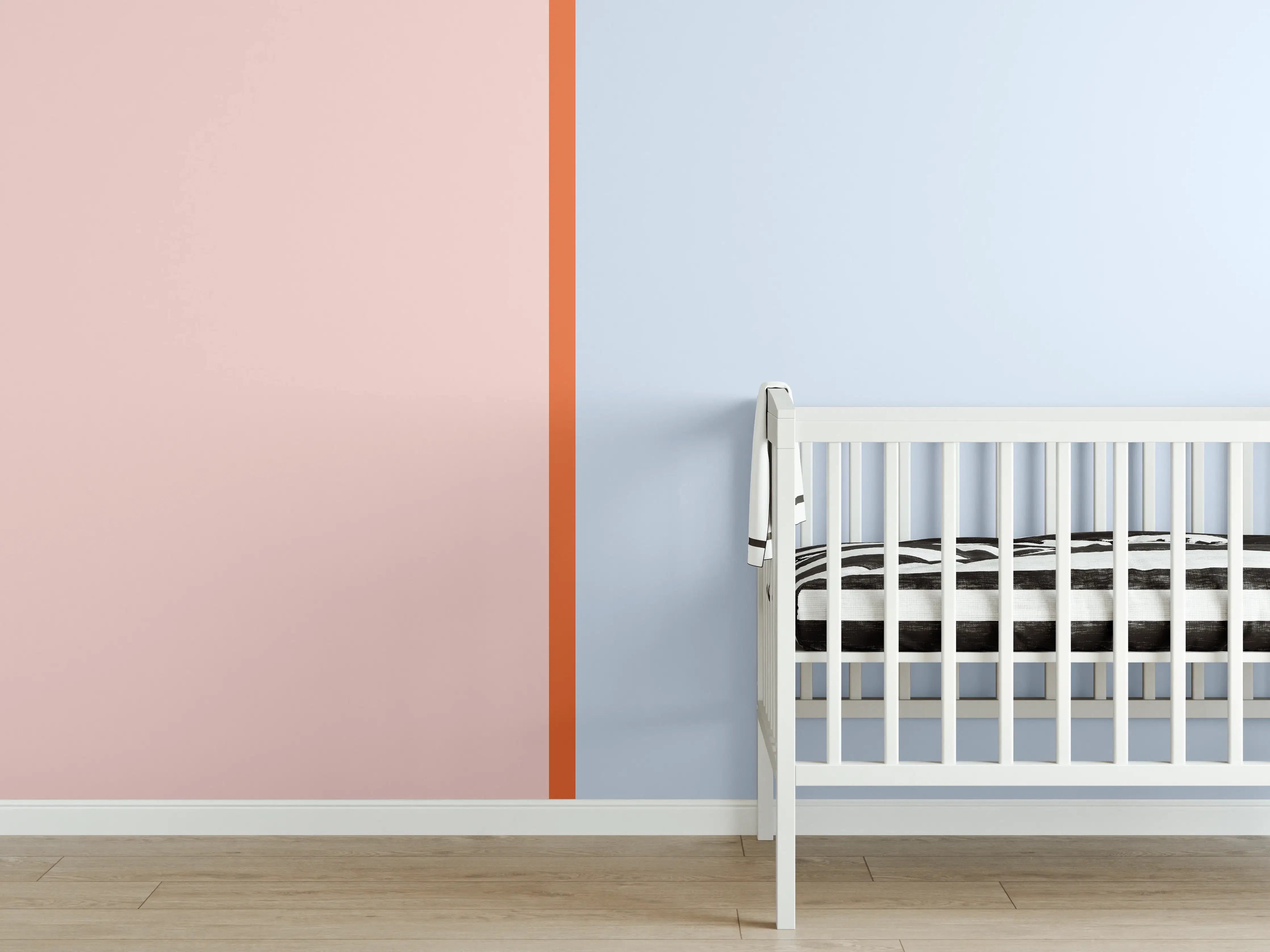 Babyzimmer Wandgestaltung - The Springs - Easy Vertikal - Crocus