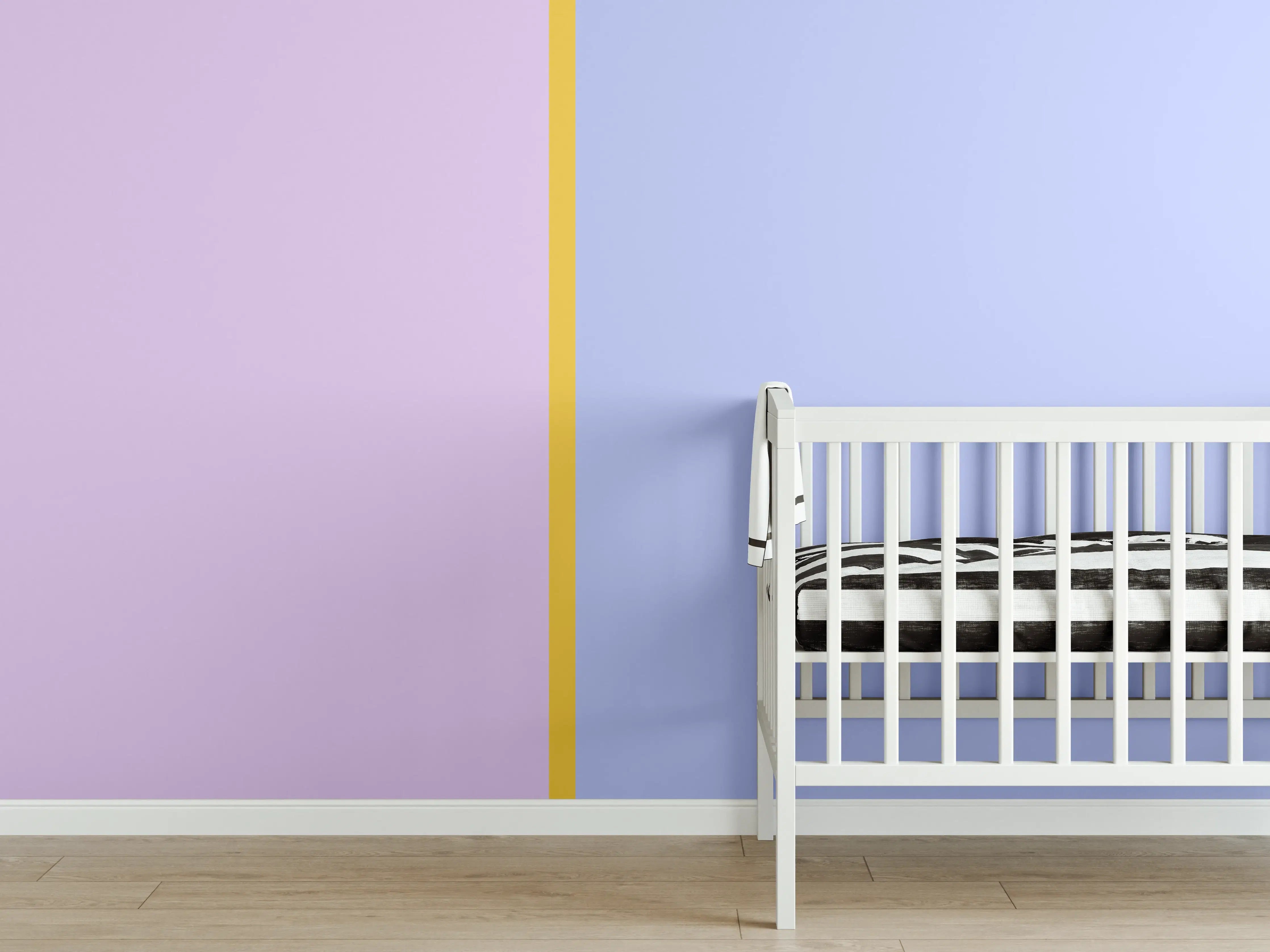Babyzimmer Wandgestaltung - The Springs - Easy Vertikal - Lilac