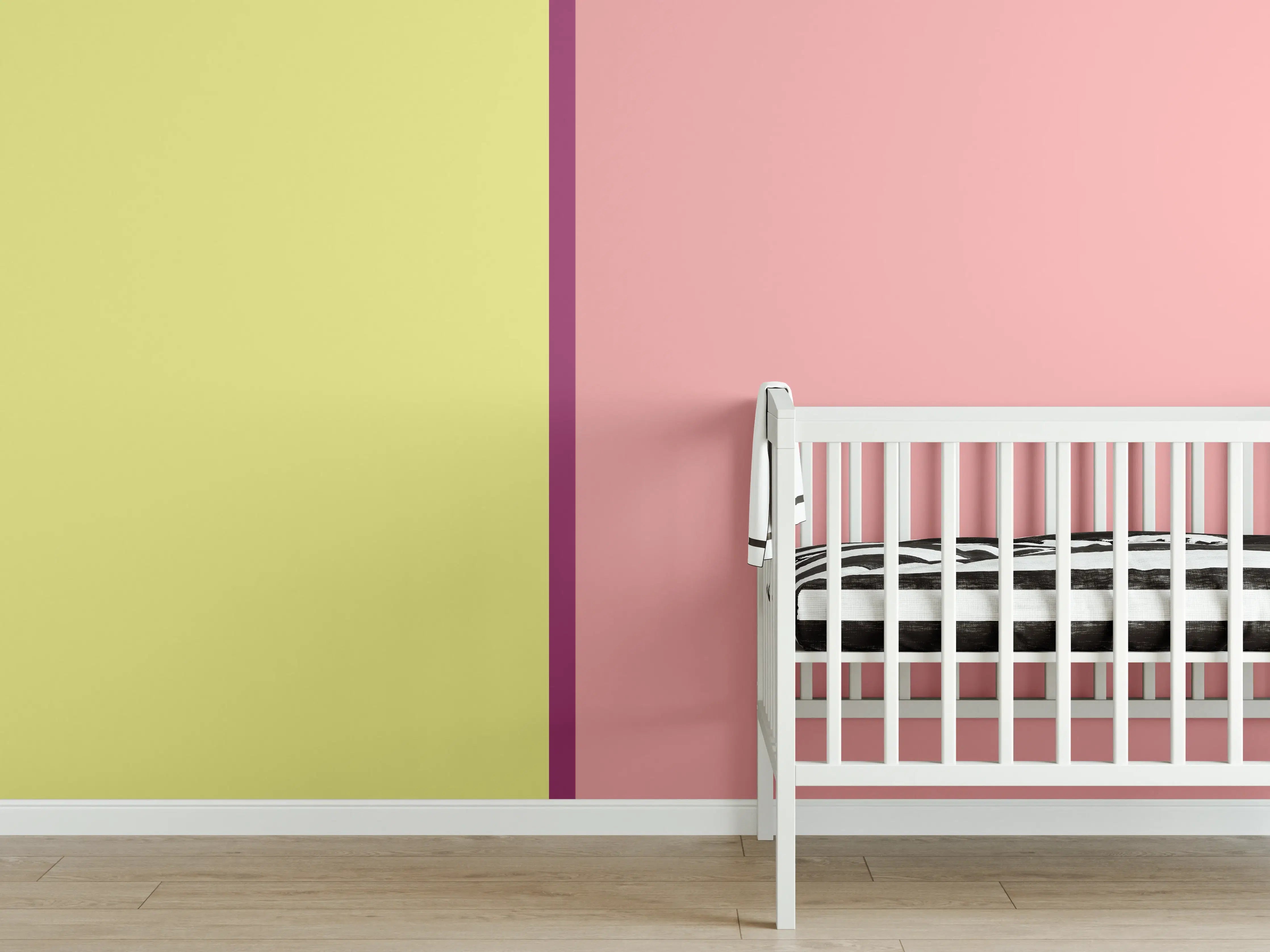 Babyzimmer Wandgestaltung - The Springs - Easy Vertikal - Tulip