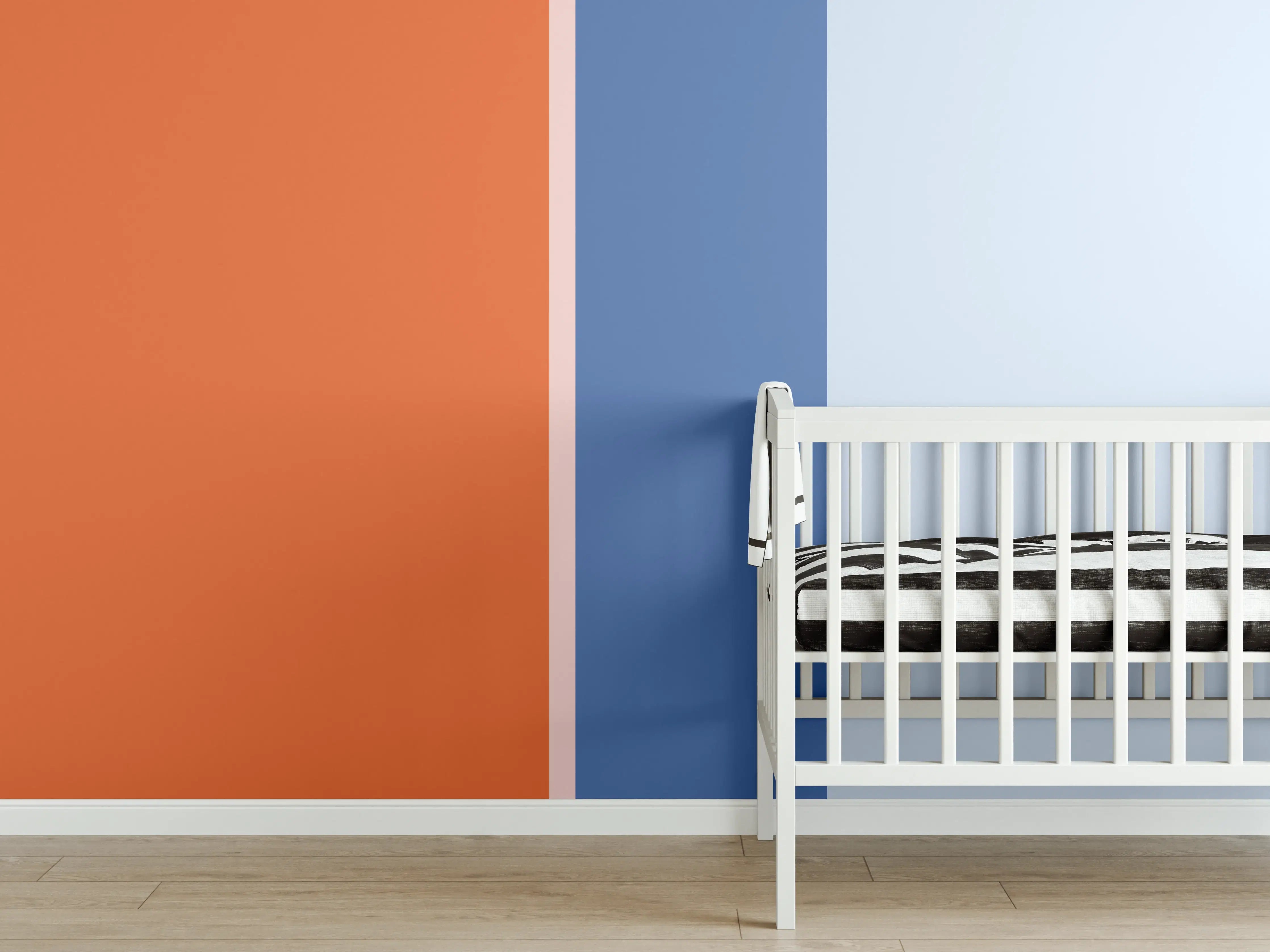 Babyzimmer Wandgestaltung - The Springs - Vertikal - Crocus