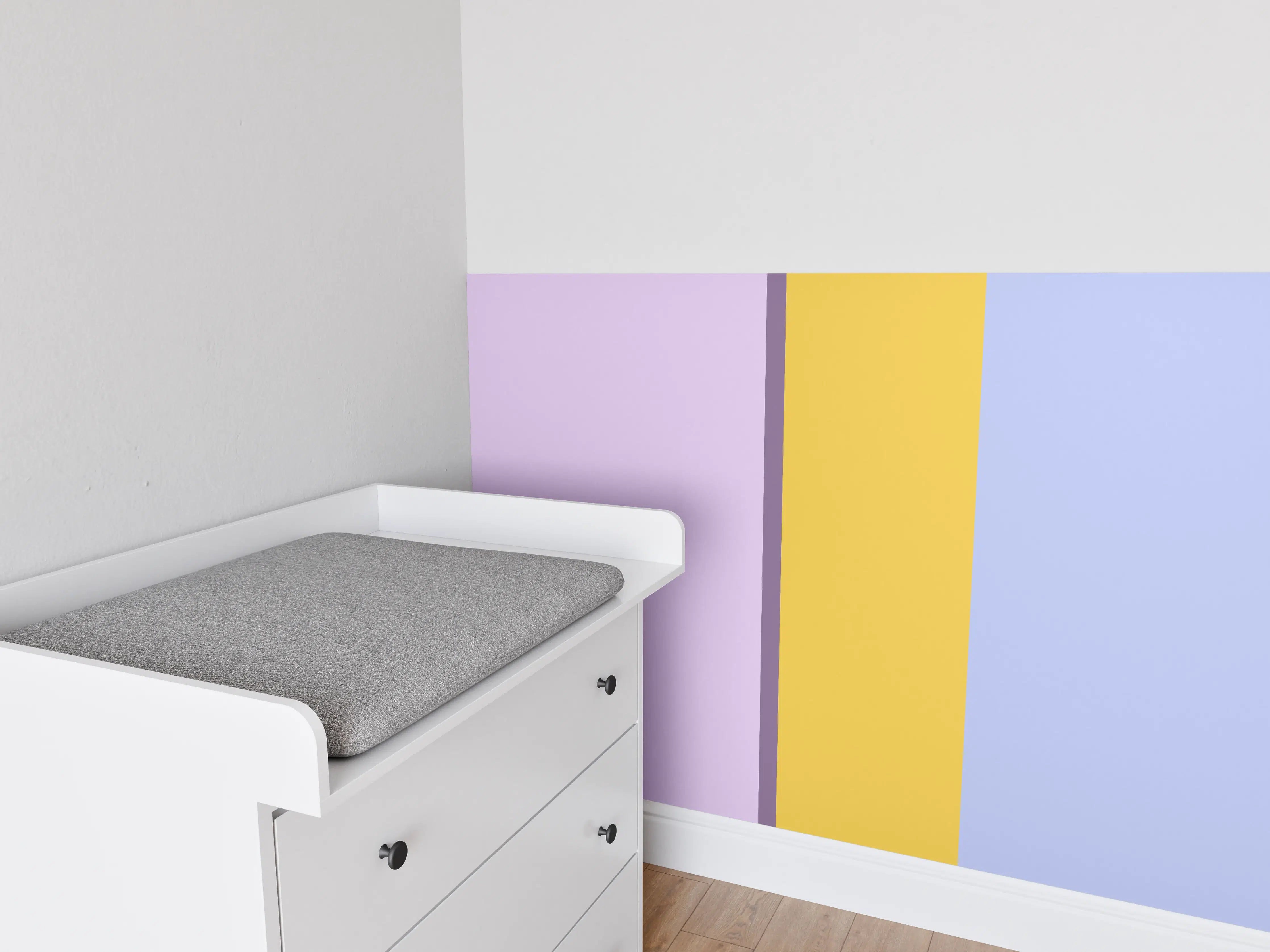 Babyzimmer Wandgestaltung - The Springs - Vertikal - Lilac