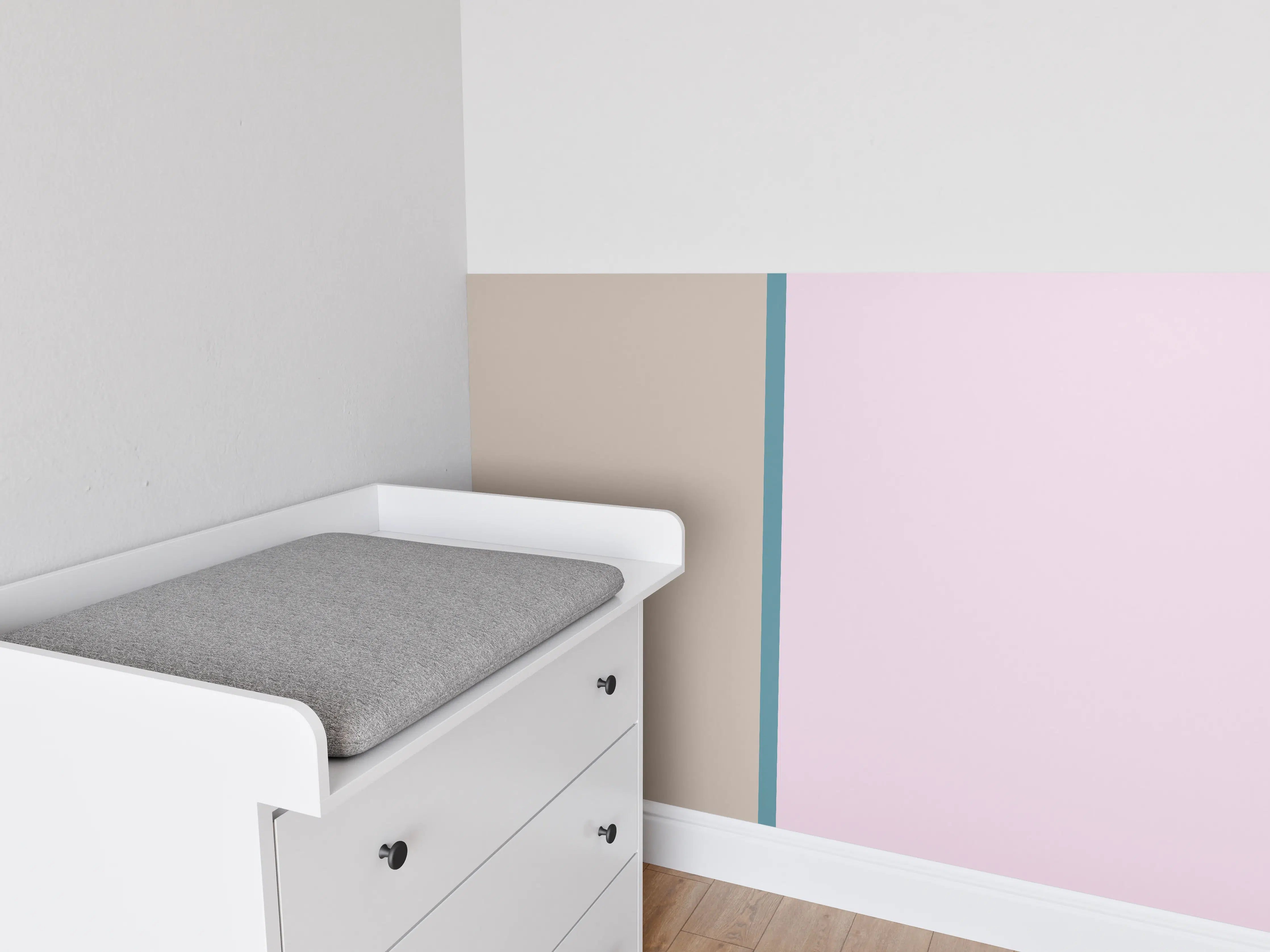 Babyzimmer Wandgestaltung - The Vintages - Easy Vertikal - Daphne