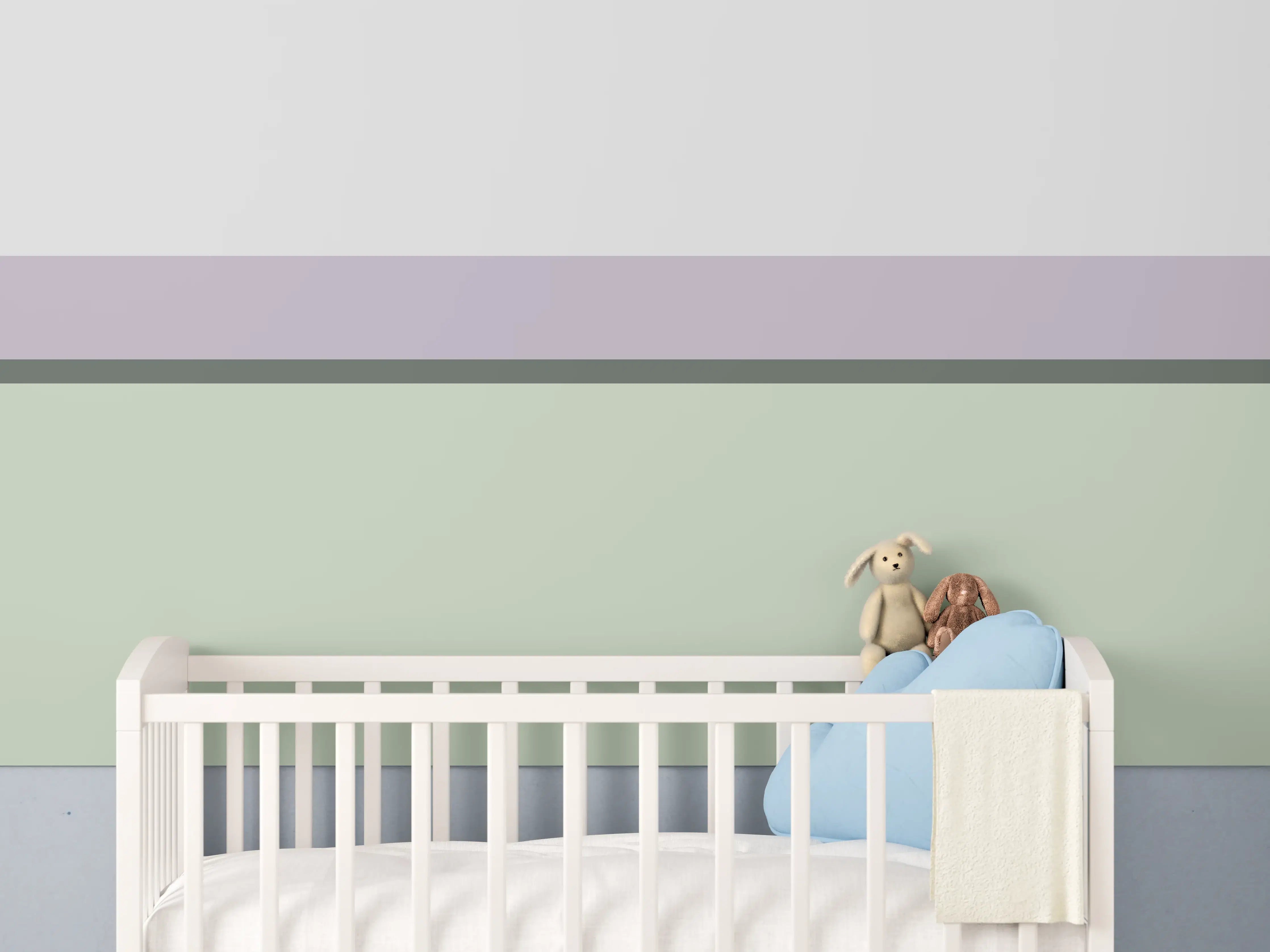 Babyzimmer Wandgestaltung - The Vintages - Horizontal - Benedict