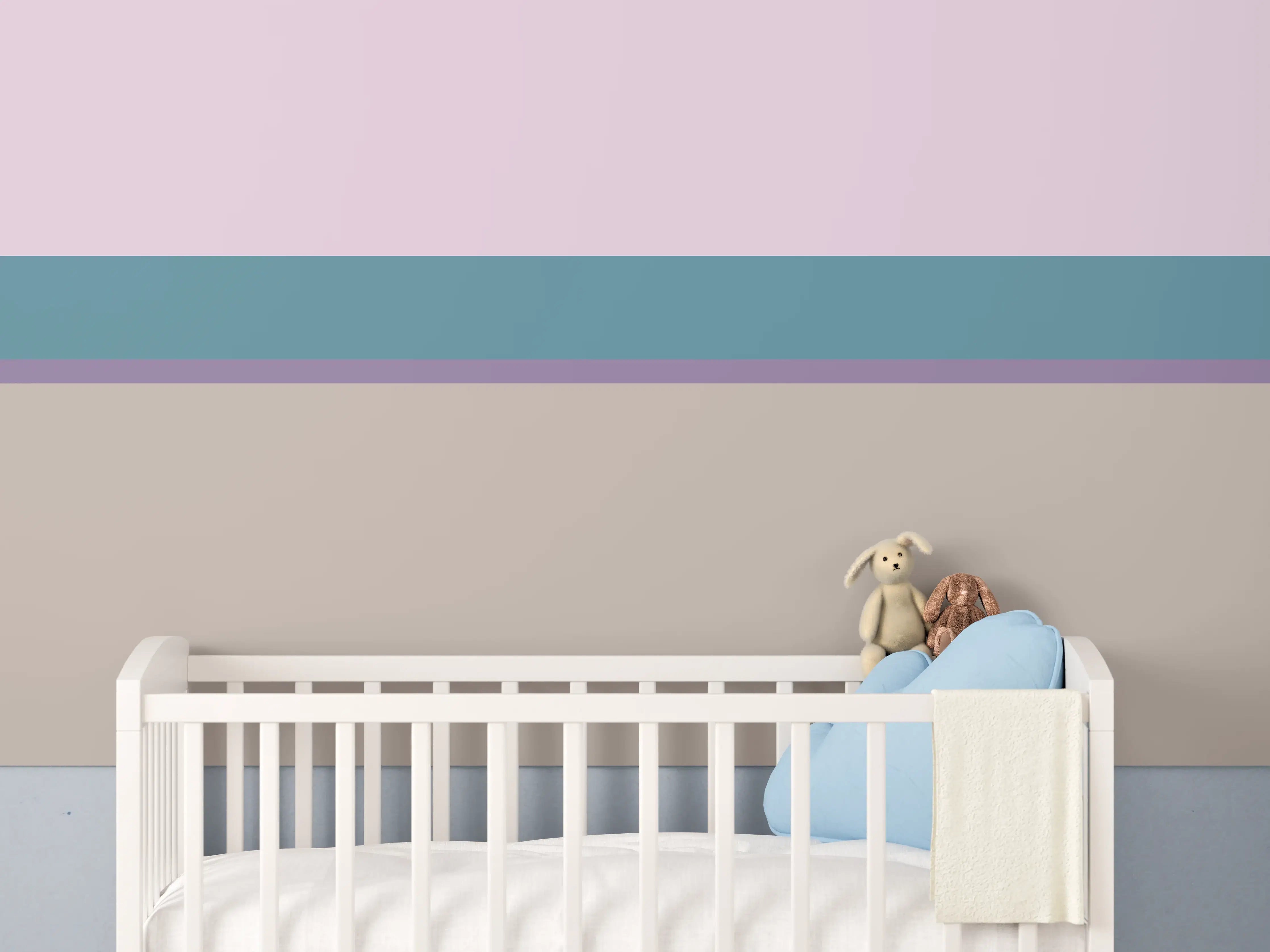 Babyzimmer Wandgestaltung - The Vintages - Horizontal - Daphne