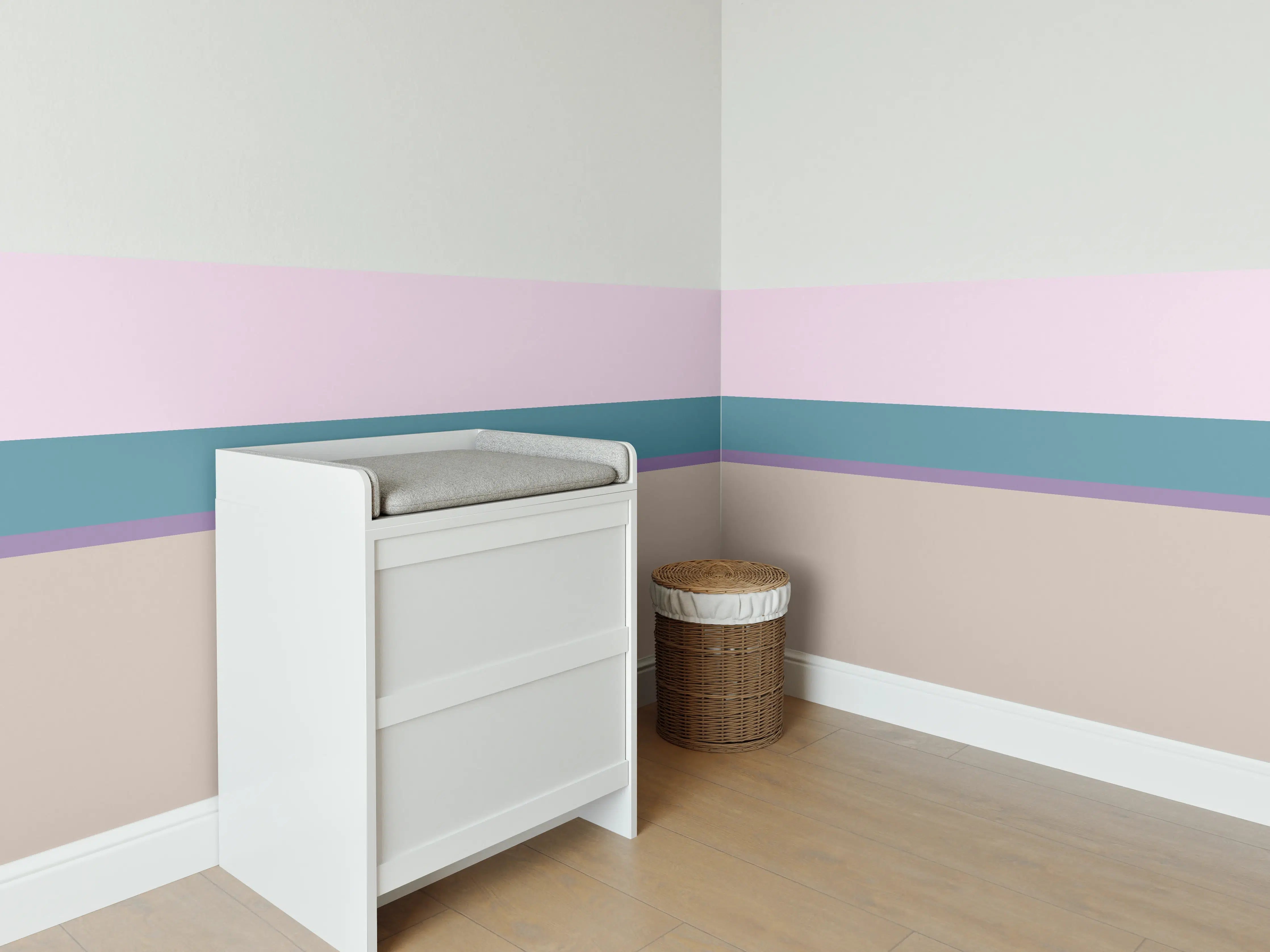 Babyzimmer Wandgestaltung - The Vintages - Horizontal - Daphne