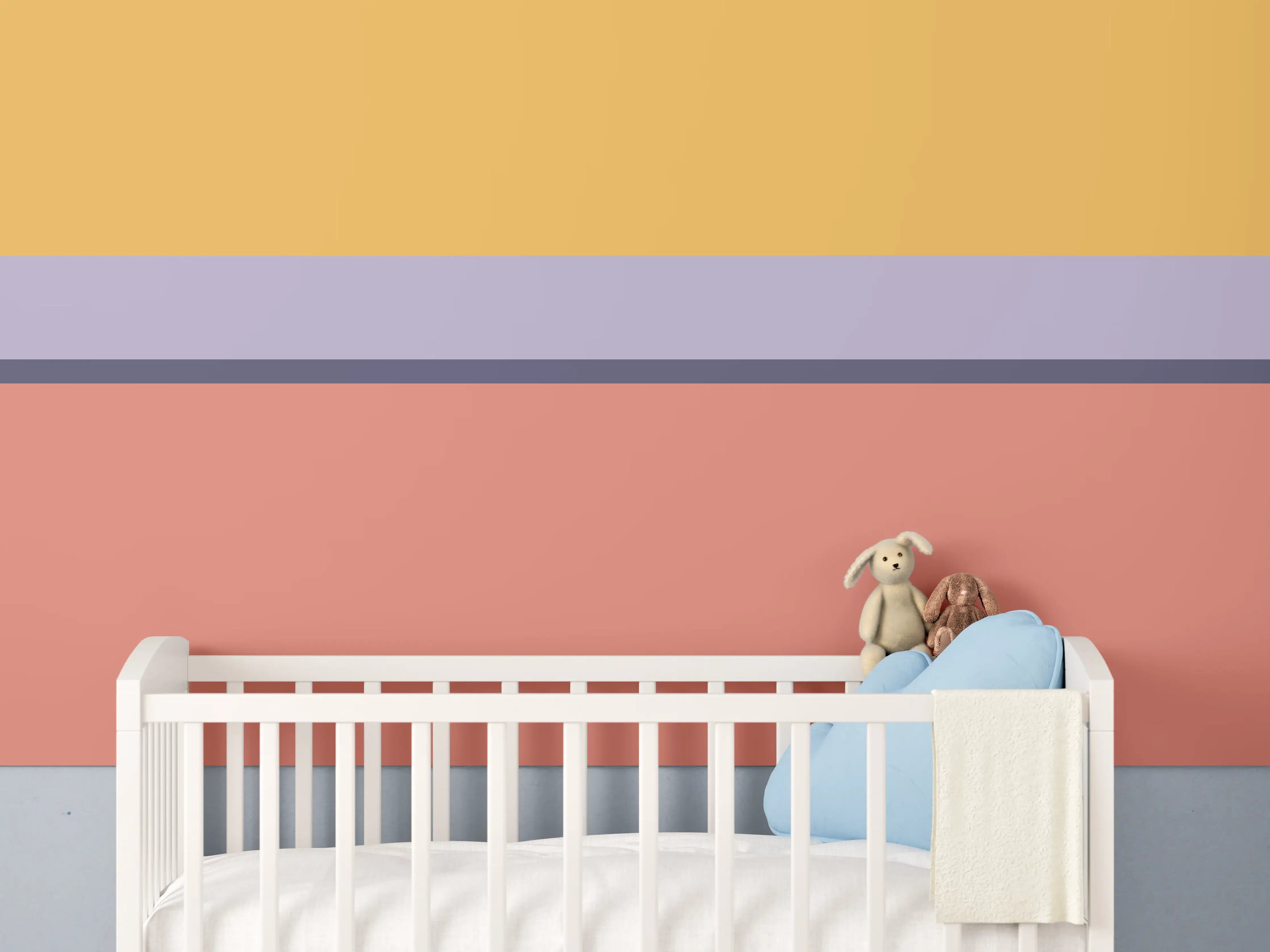 Babyzimmer Wandgestaltung - The Vintages - Horizontal - Penelope