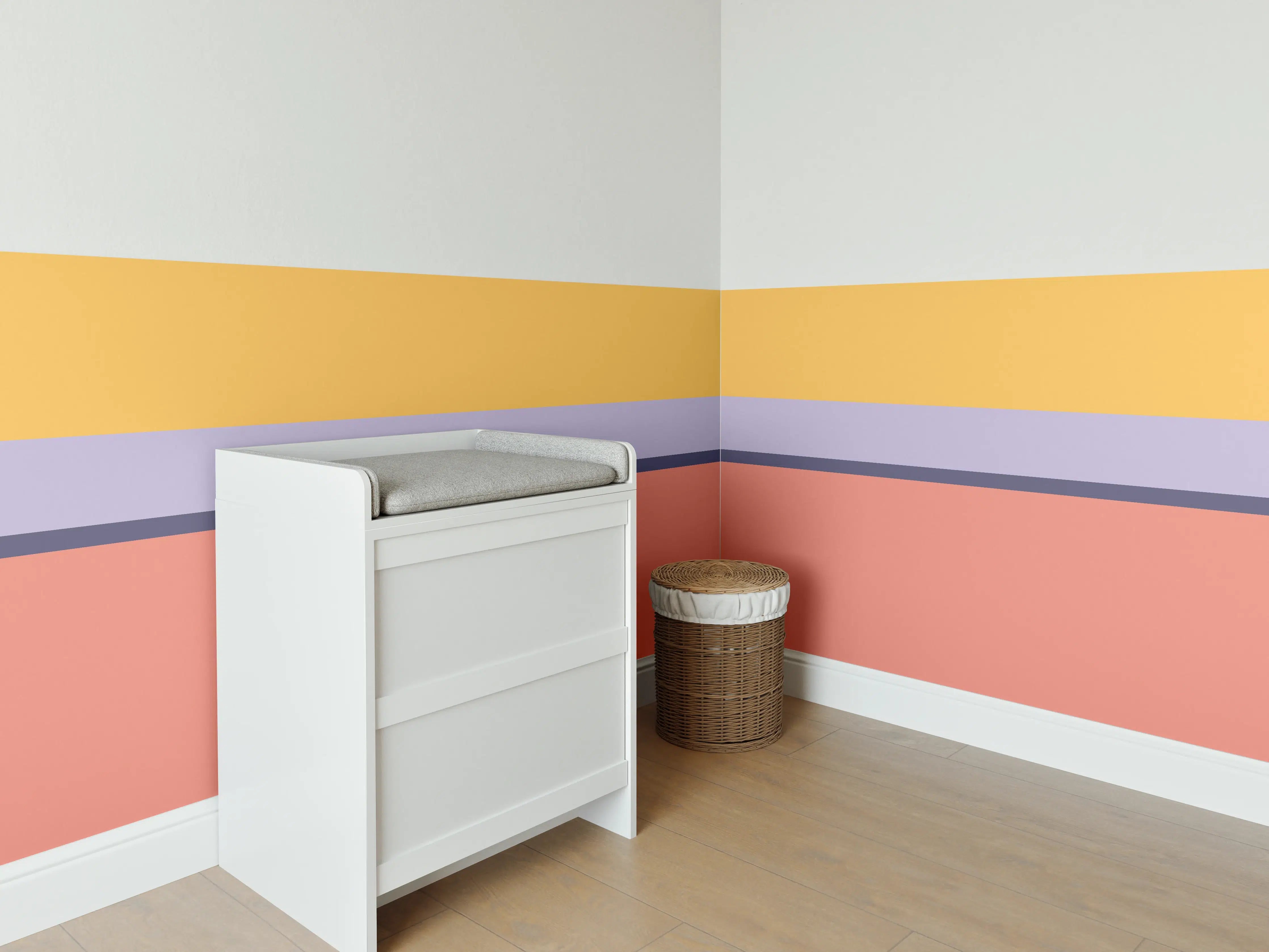 Babyzimmer Wandgestaltung - The Vintages - Horizontal - Penelope