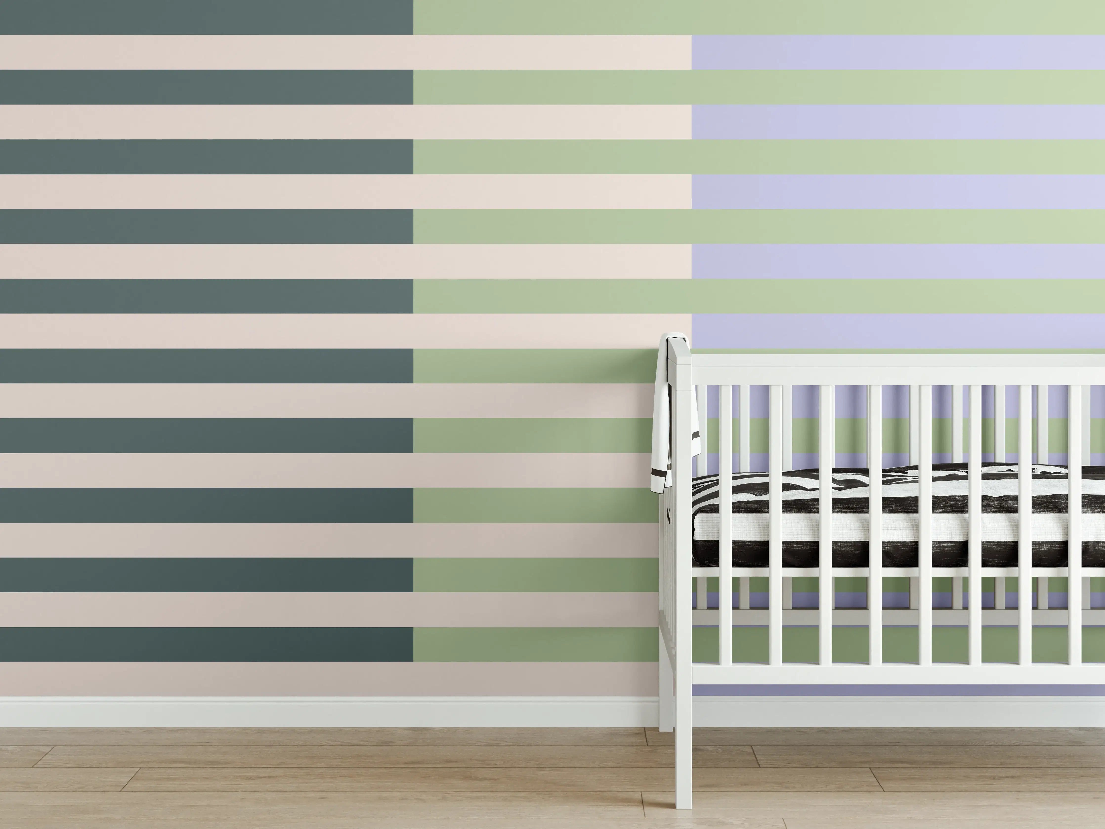 Babyzimmer Wandgestaltung - The Vintages - Multy Stripes - Colin