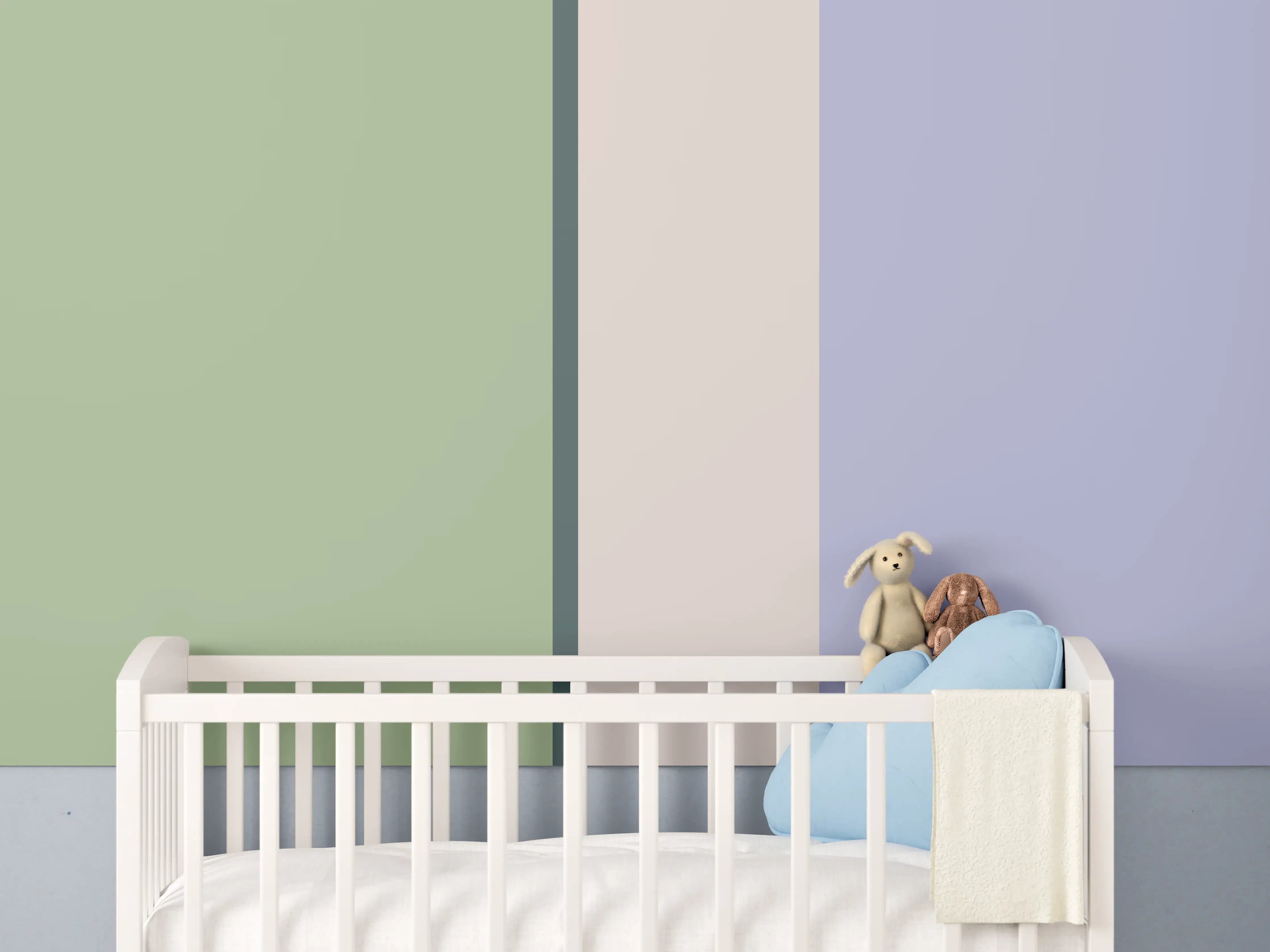 Babyzimmer Wandgestaltung - The Vintages - Vertikal - Colin