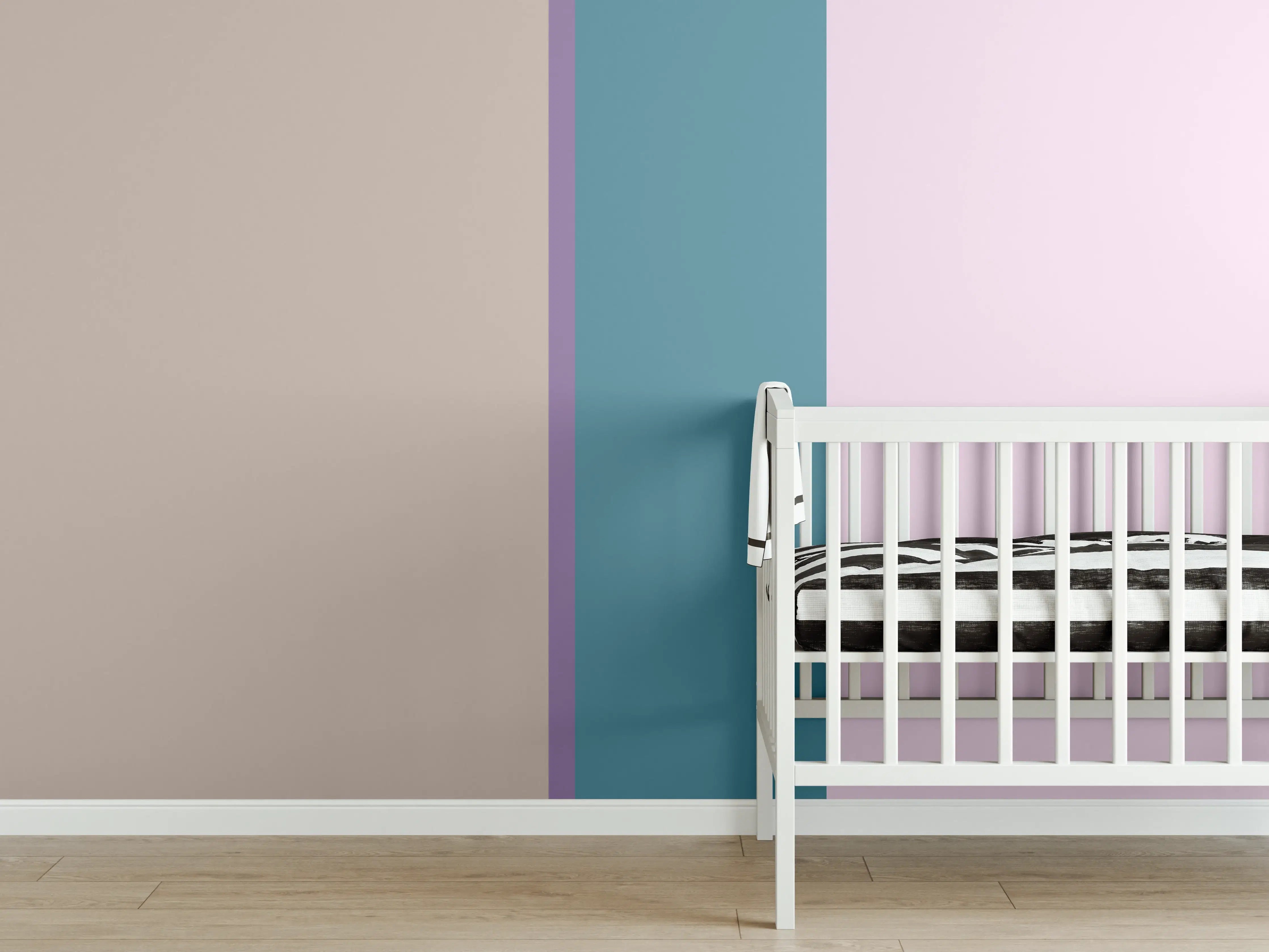 Babyzimmer Wandgestaltung - The Vintages - Vertikal - Daphne