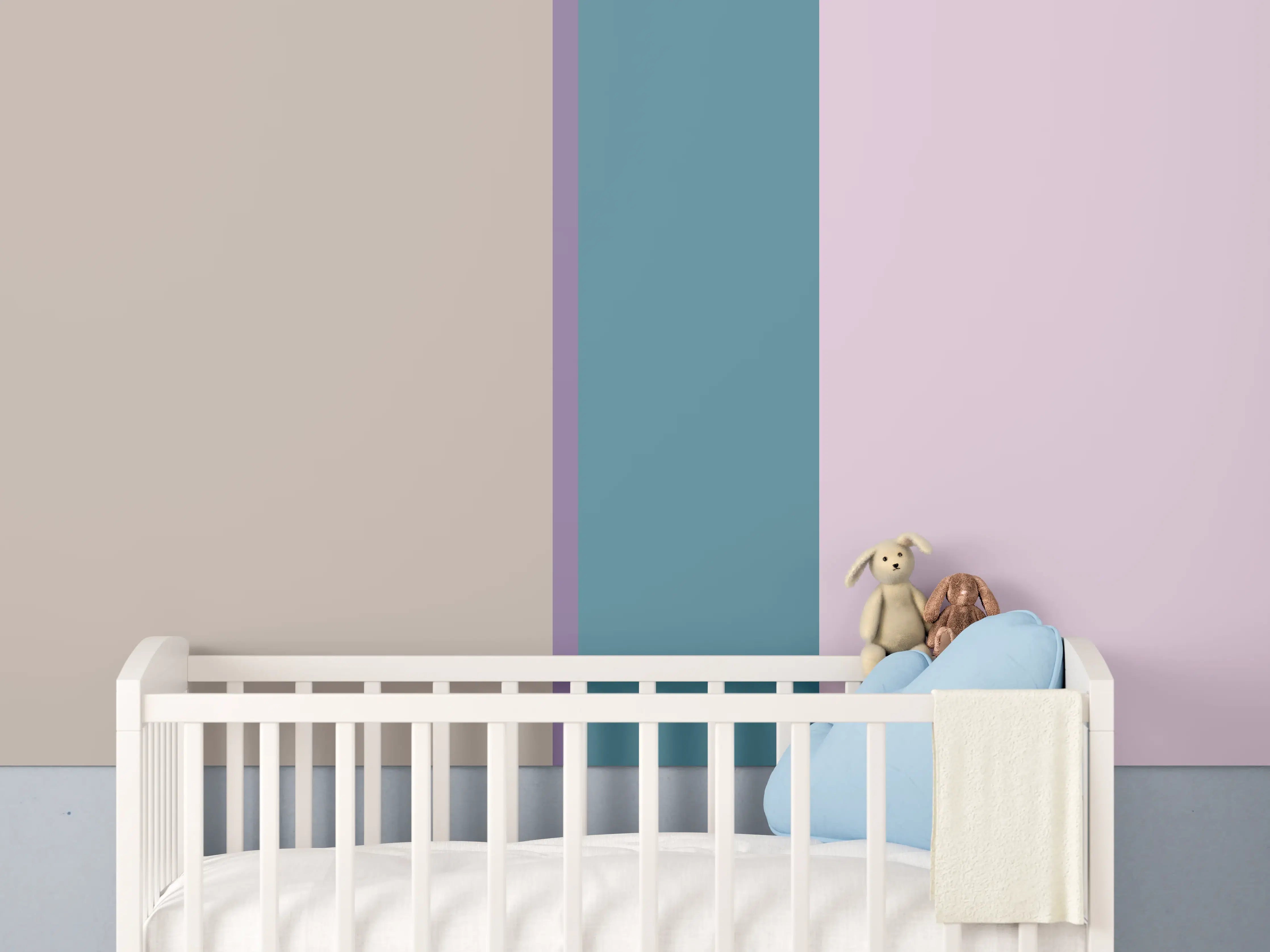 Babyzimmer Wandgestaltung - The Vintages - Vertikal - Daphne