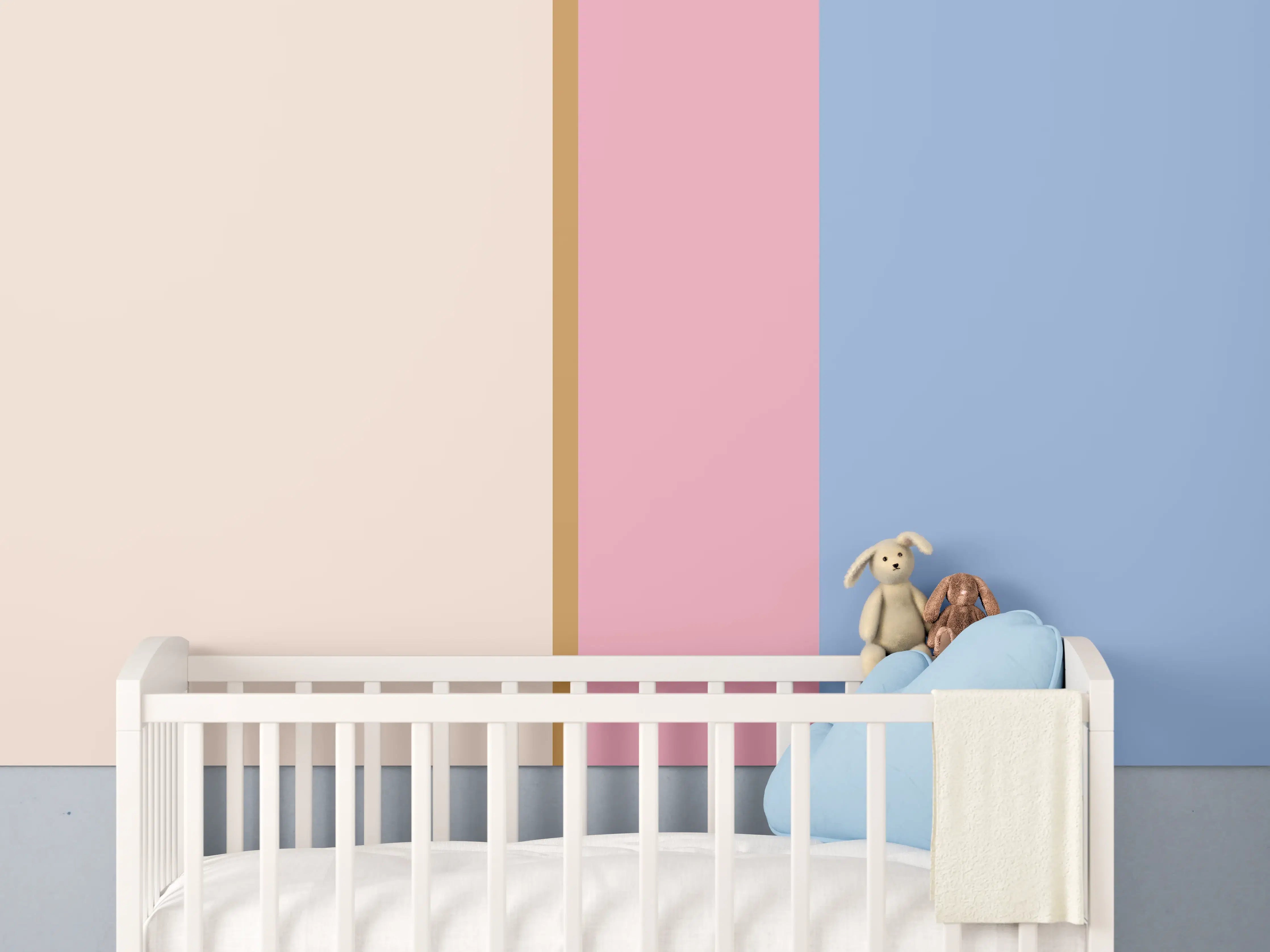 Babyzimmer Wandgestaltung - The Vintages - Vertikal - Eloise