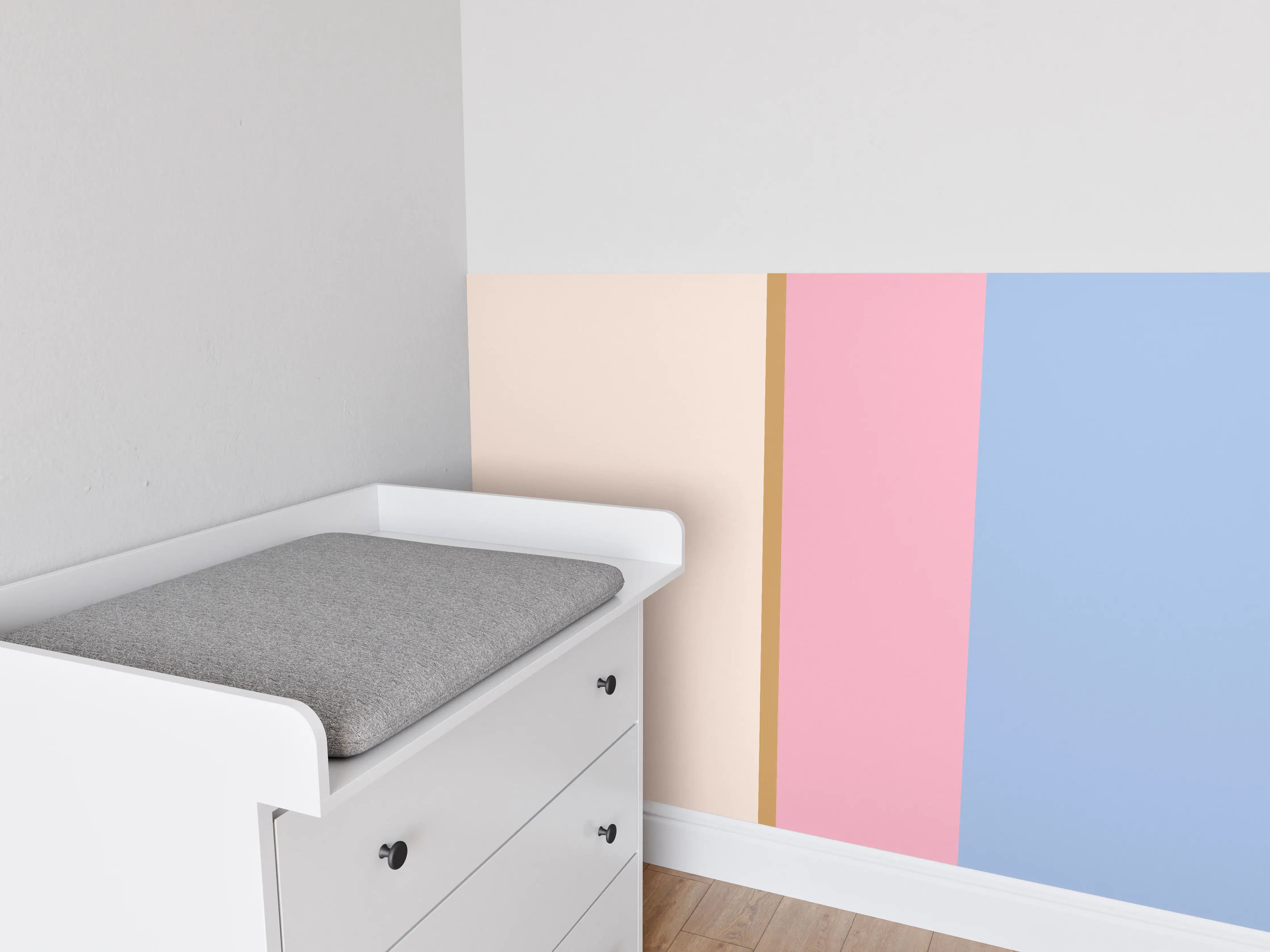 Babyzimmer Wandgestaltung - The Vintages - Vertikal - Eloise