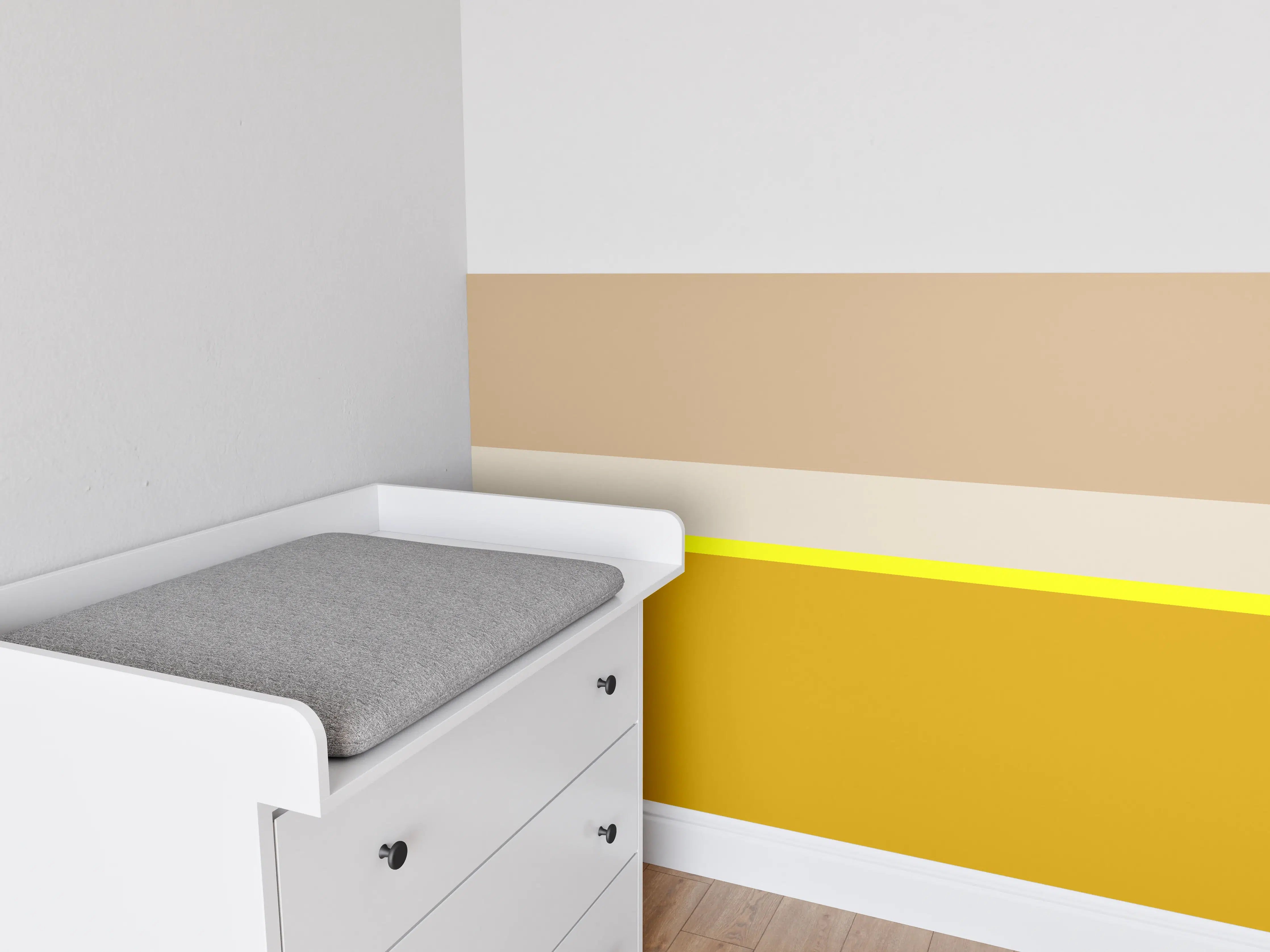 Babyzimmer Wandgestaltung - The Yellows - Horizontal - Buttercup
