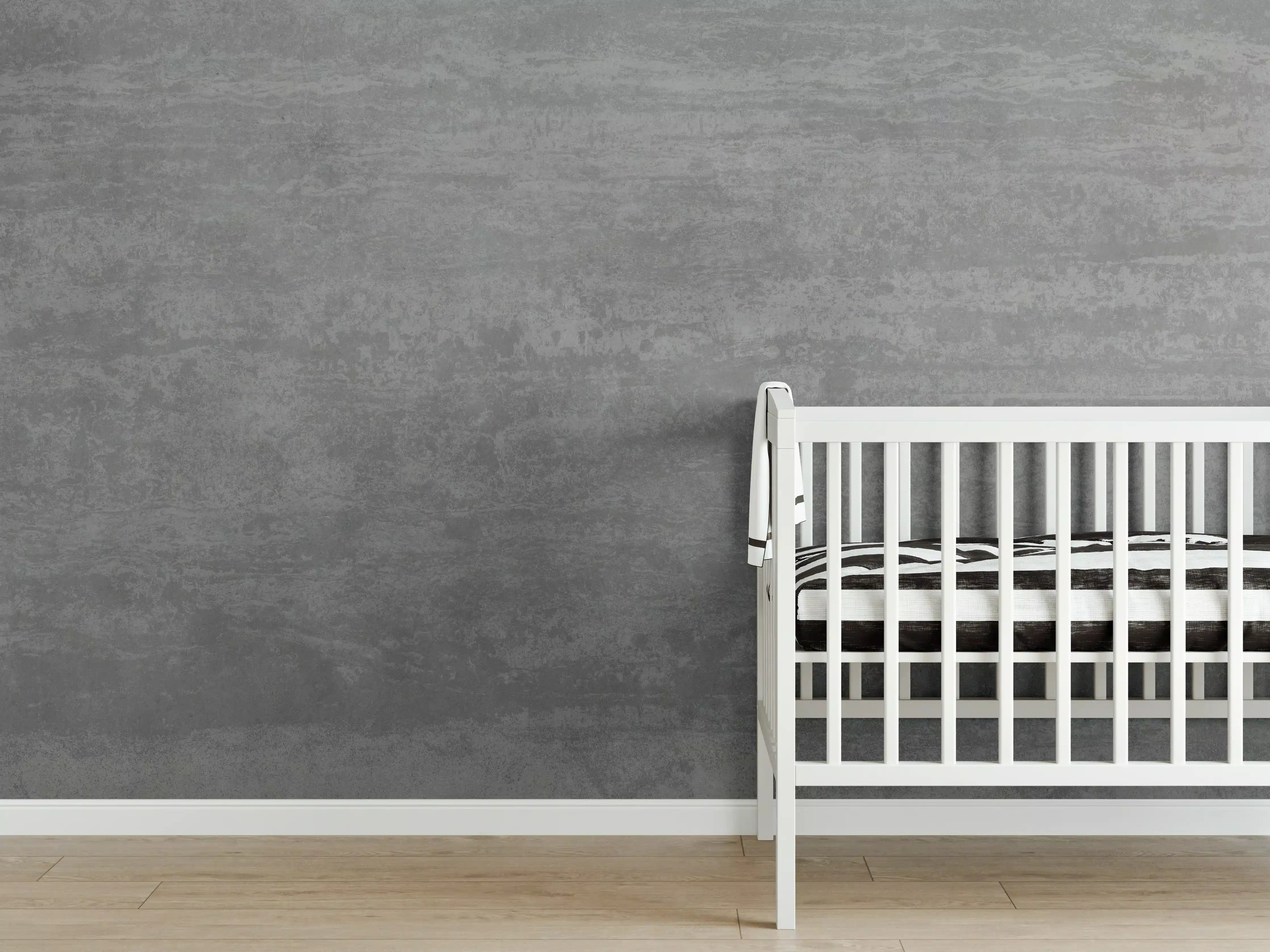 Babyzimmer Wandgestaltung - Travertino Marmor Textur