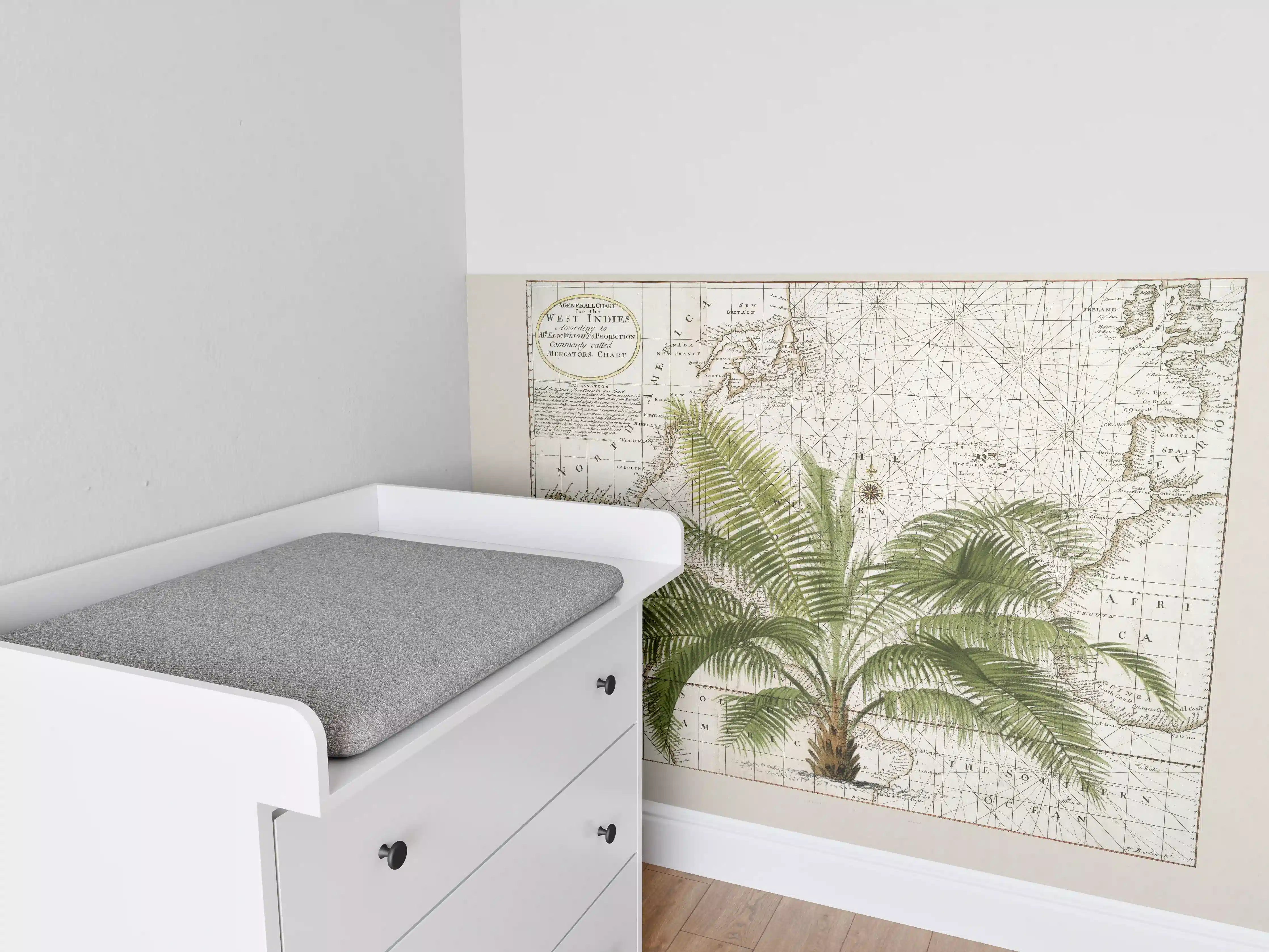 Babyzimmer Wandgestaltung - Tropical Empire No1