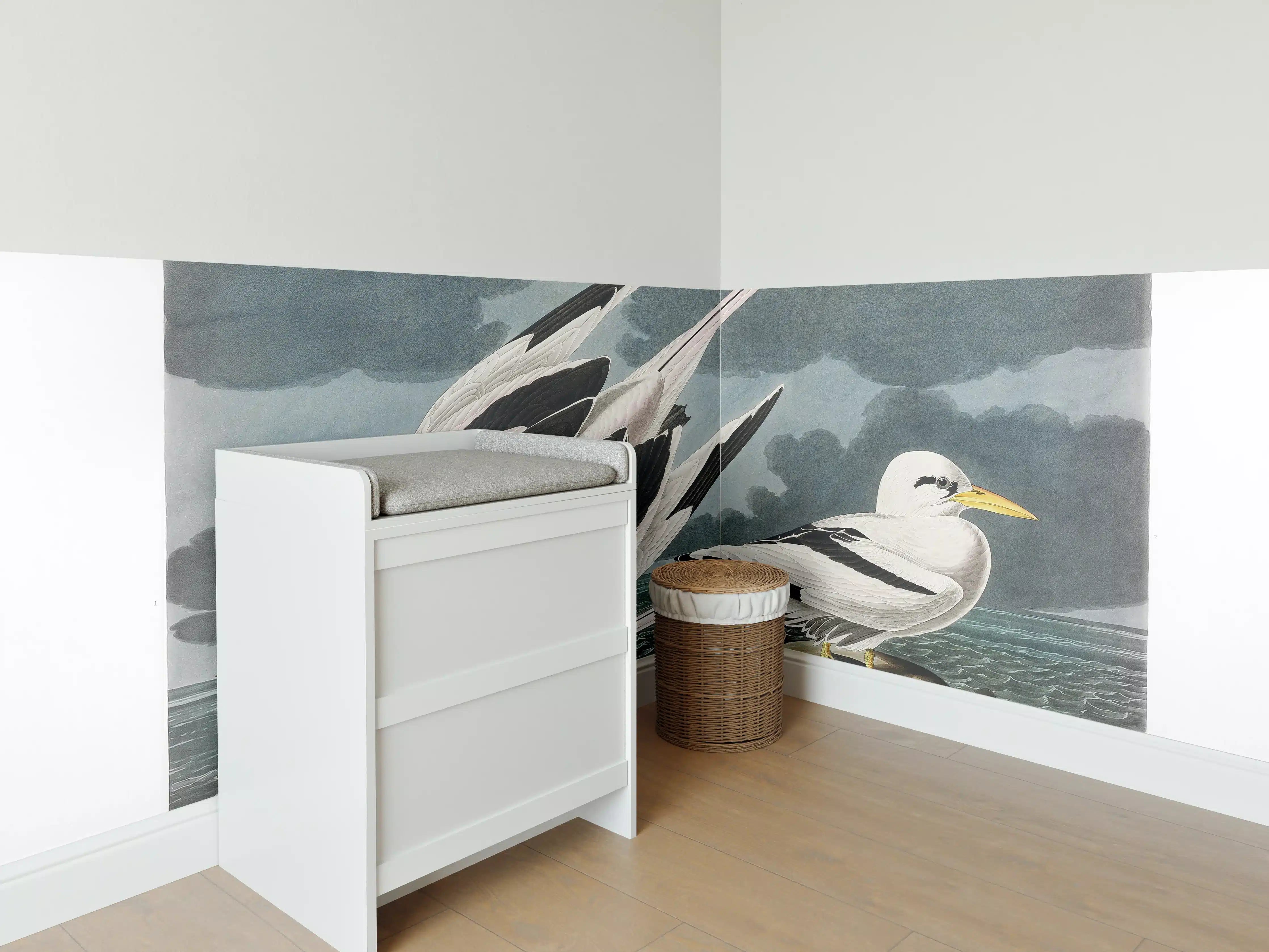 Babyzimmer Wandgestaltung - Tropische Vögel - John James Audubon