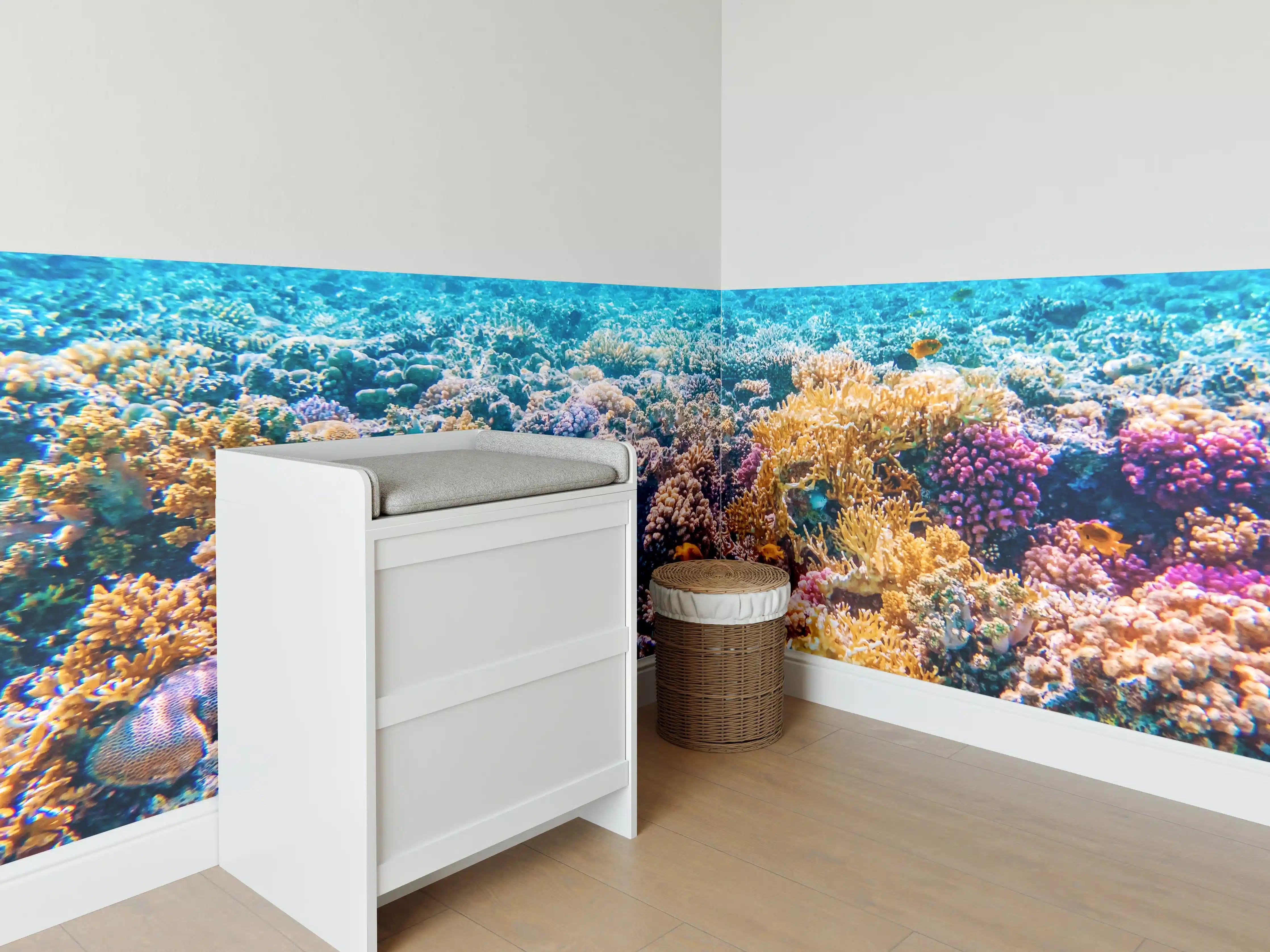 Babyzimmer Wandgestaltung - Tropisches Korallenriff