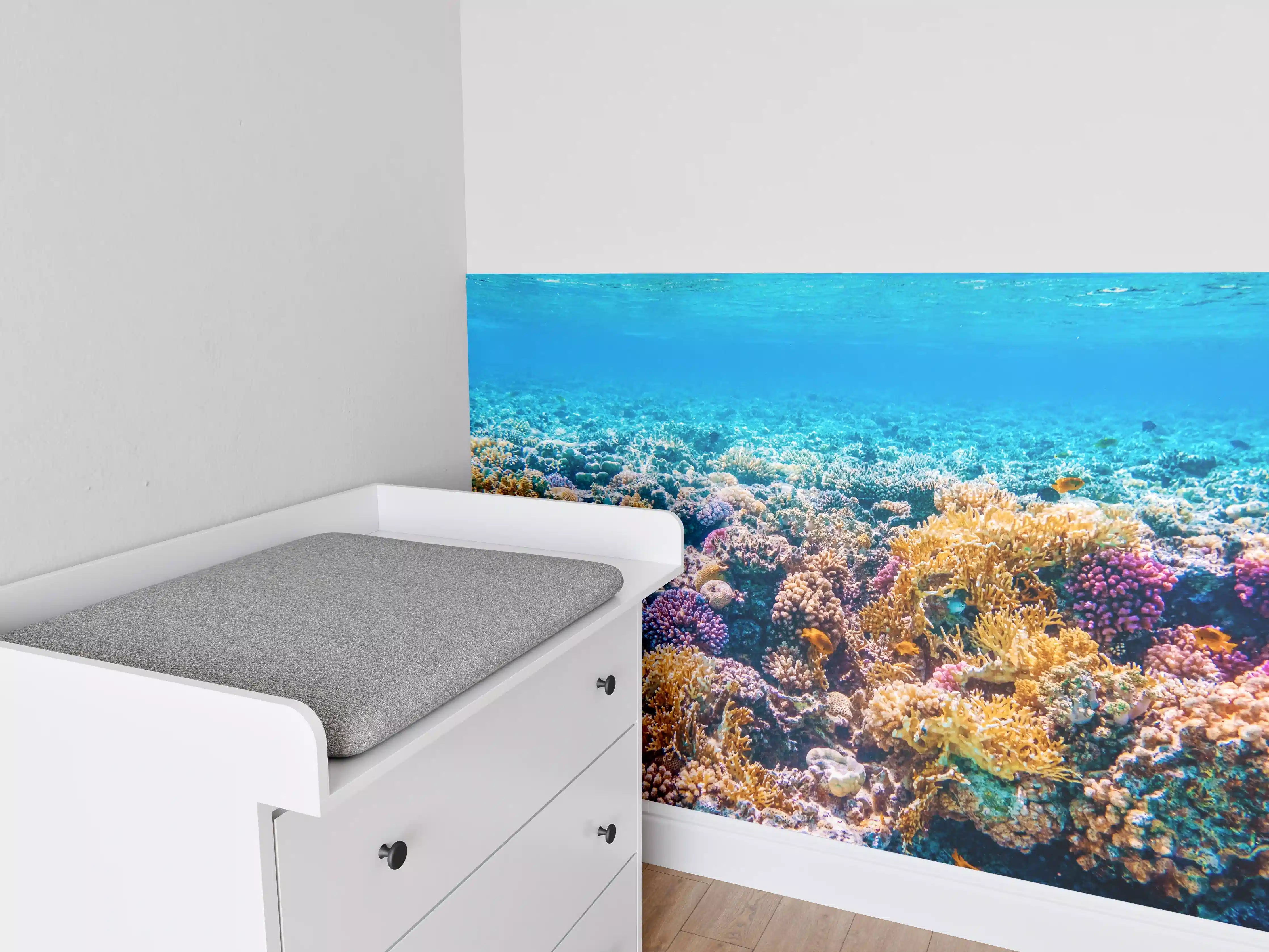 Babyzimmer Wandgestaltung - Tropisches Korallenriff