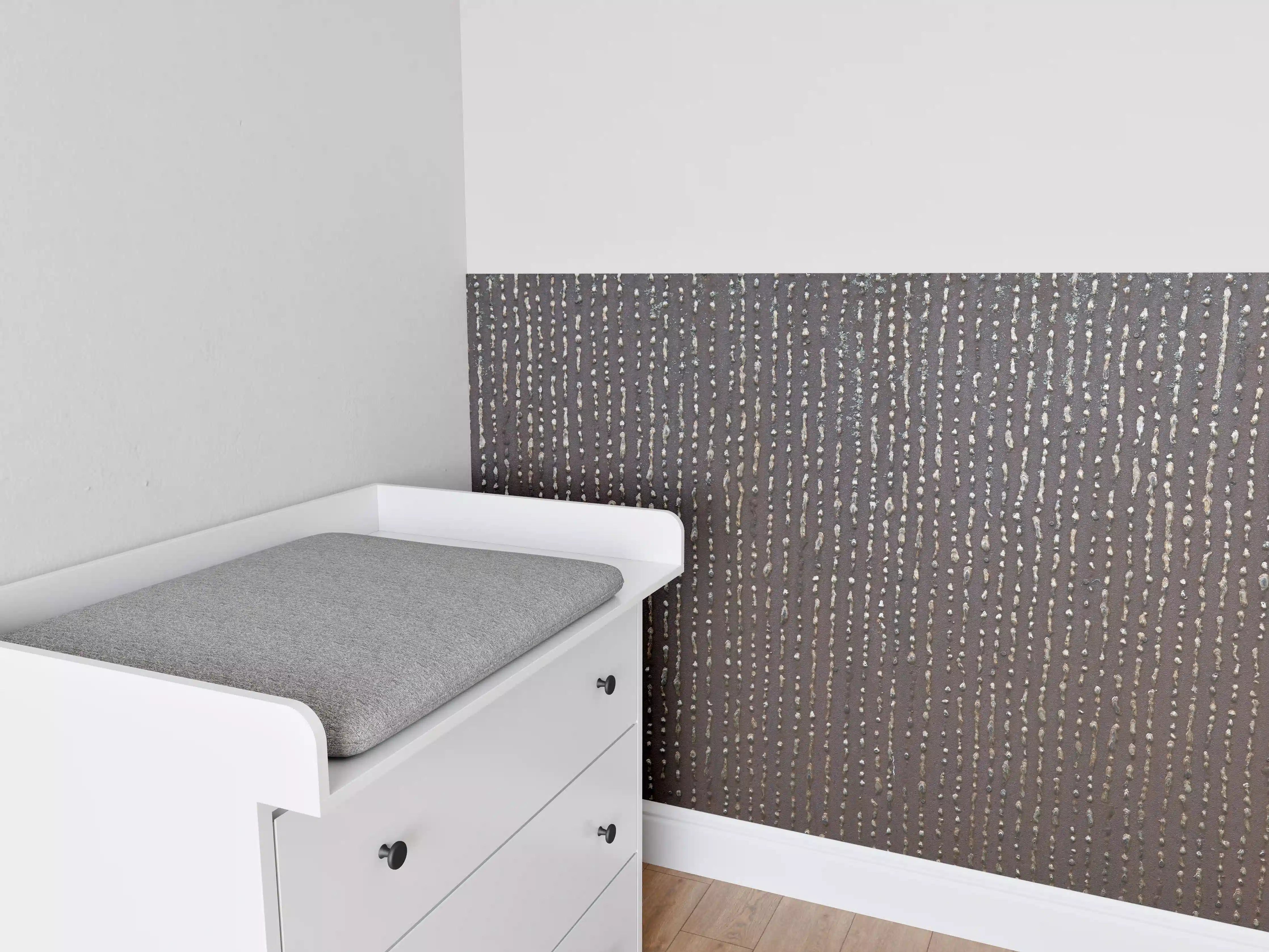 Babyzimmer Wandgestaltung - Ungewöhnliche Tropfenstruktur