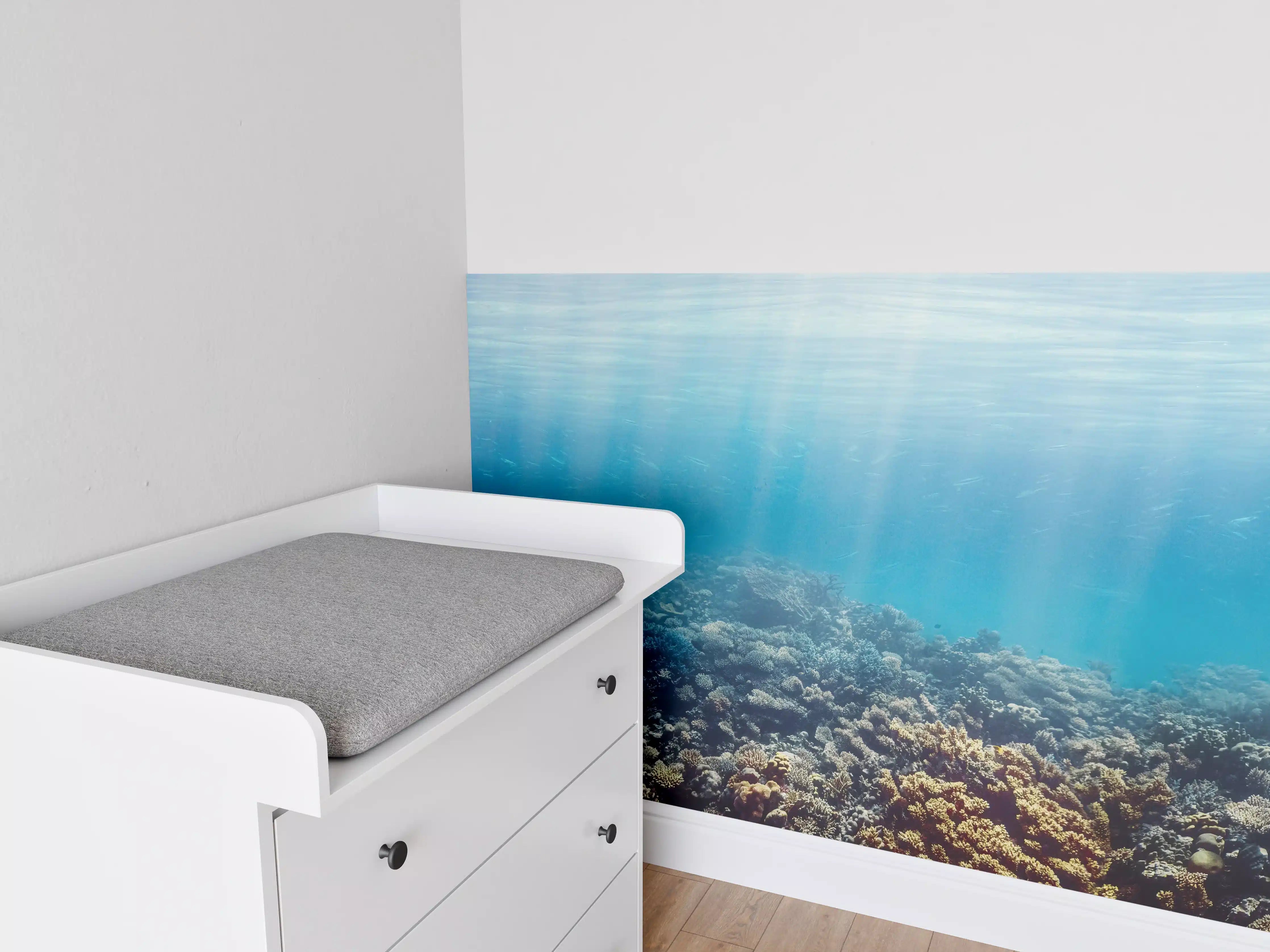 Babyzimmer Wandgestaltung - Unterwasser-Korallenriff im Roten Meer
