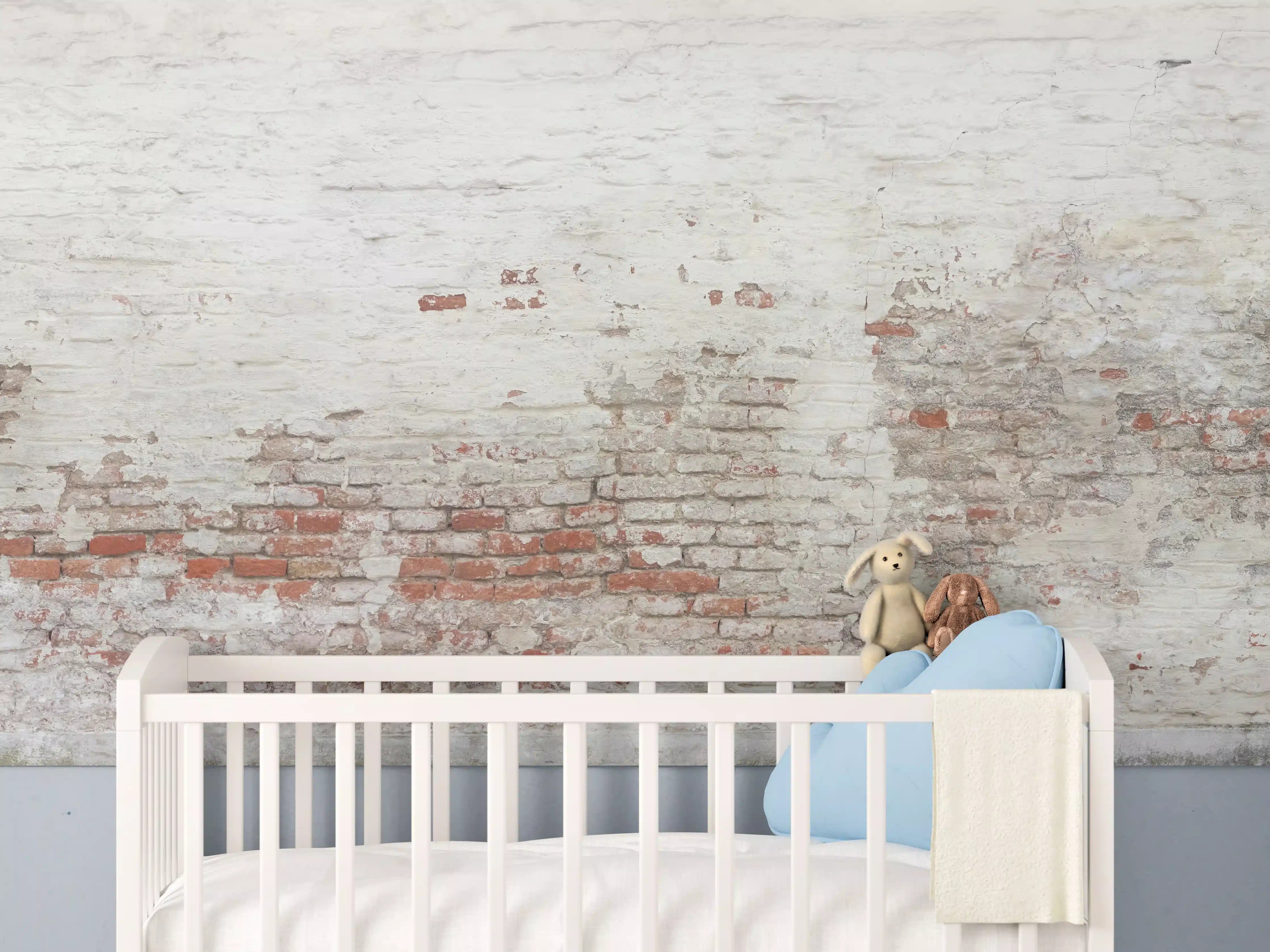 Babyzimmer Wandgestaltung - Veraltete Hauswand