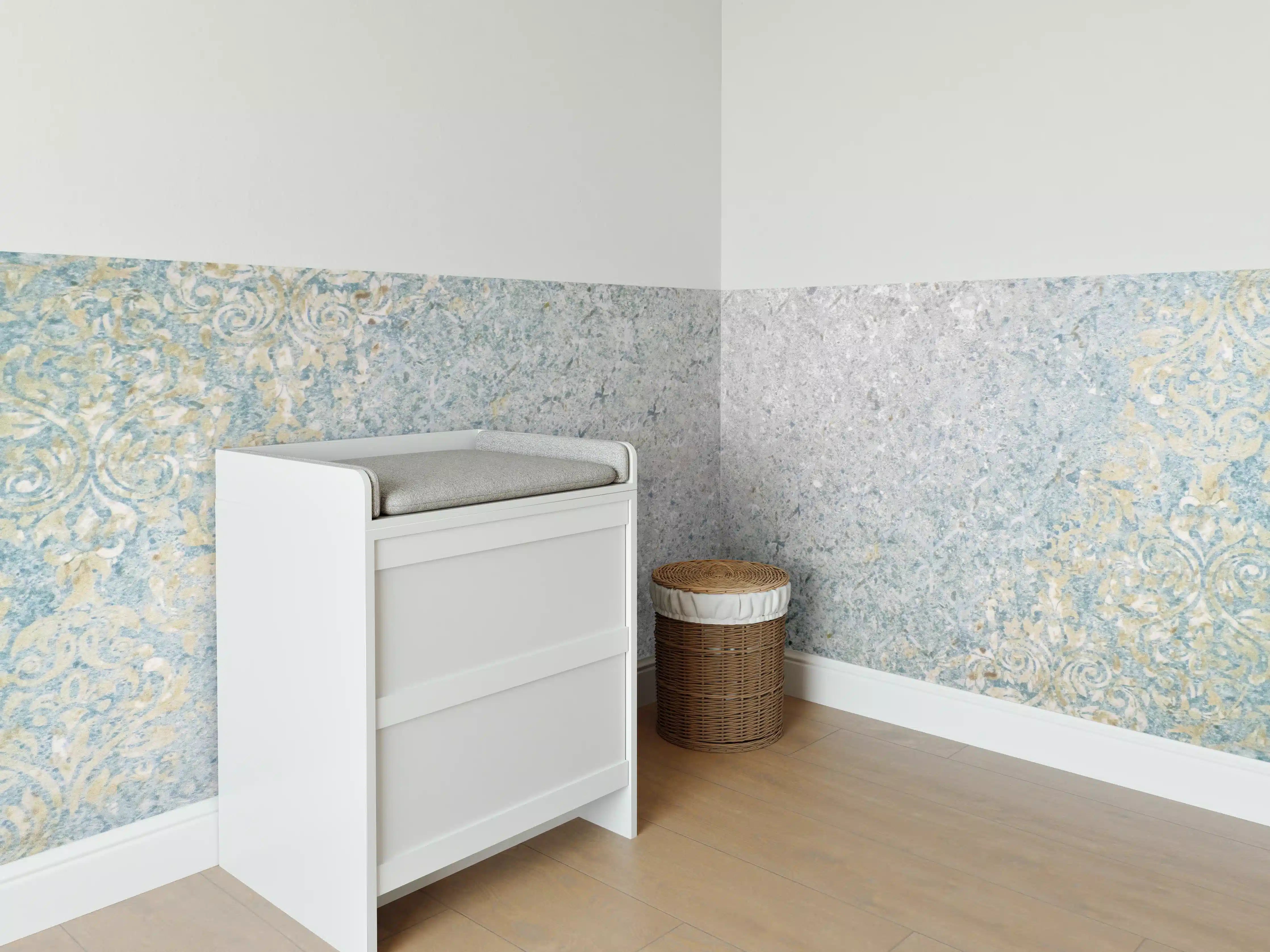 Babyzimmer Wandgestaltung - Vintage Beton