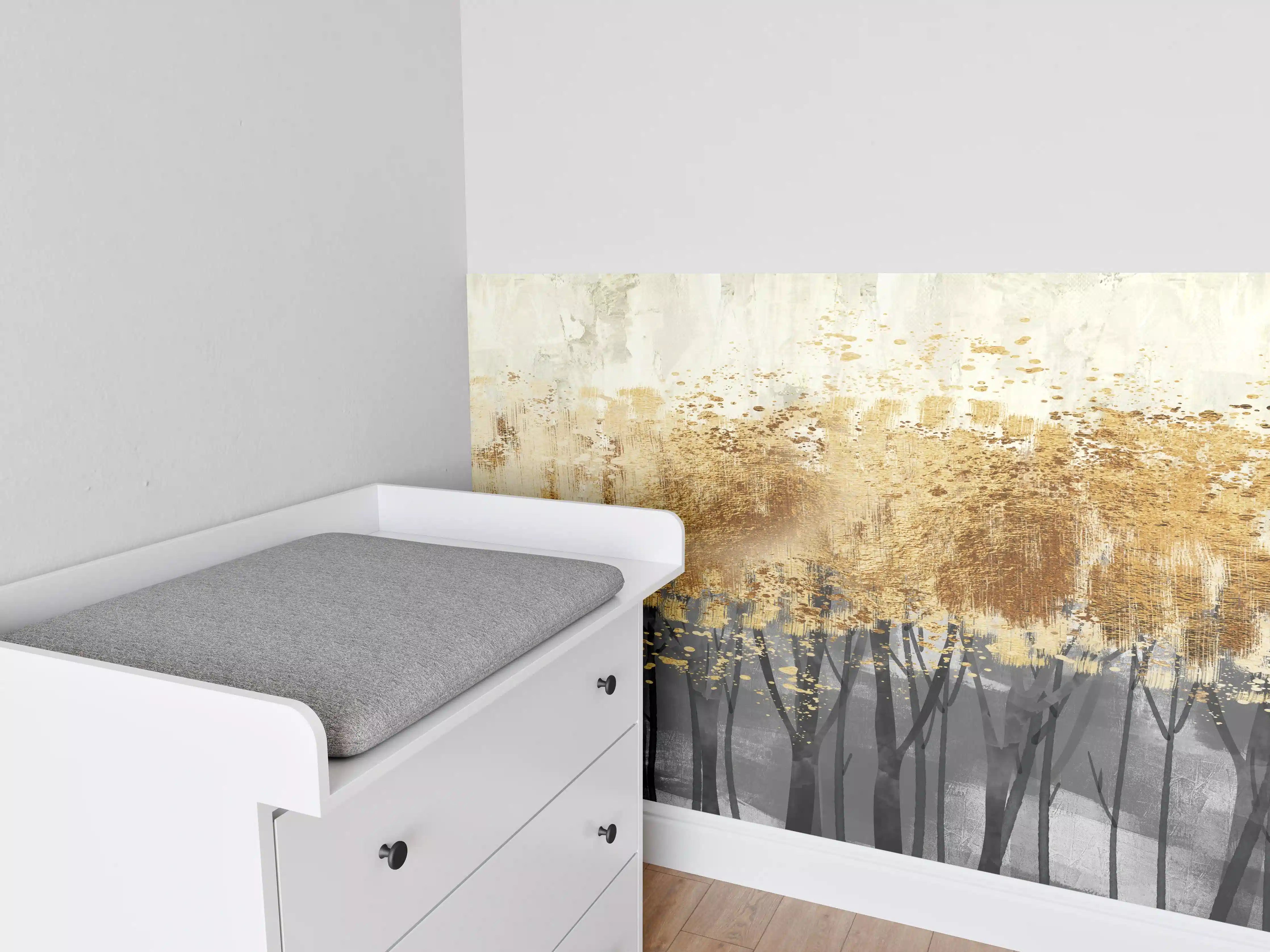 Babyzimmer Wandgestaltung - Vintage Kunstmalerei